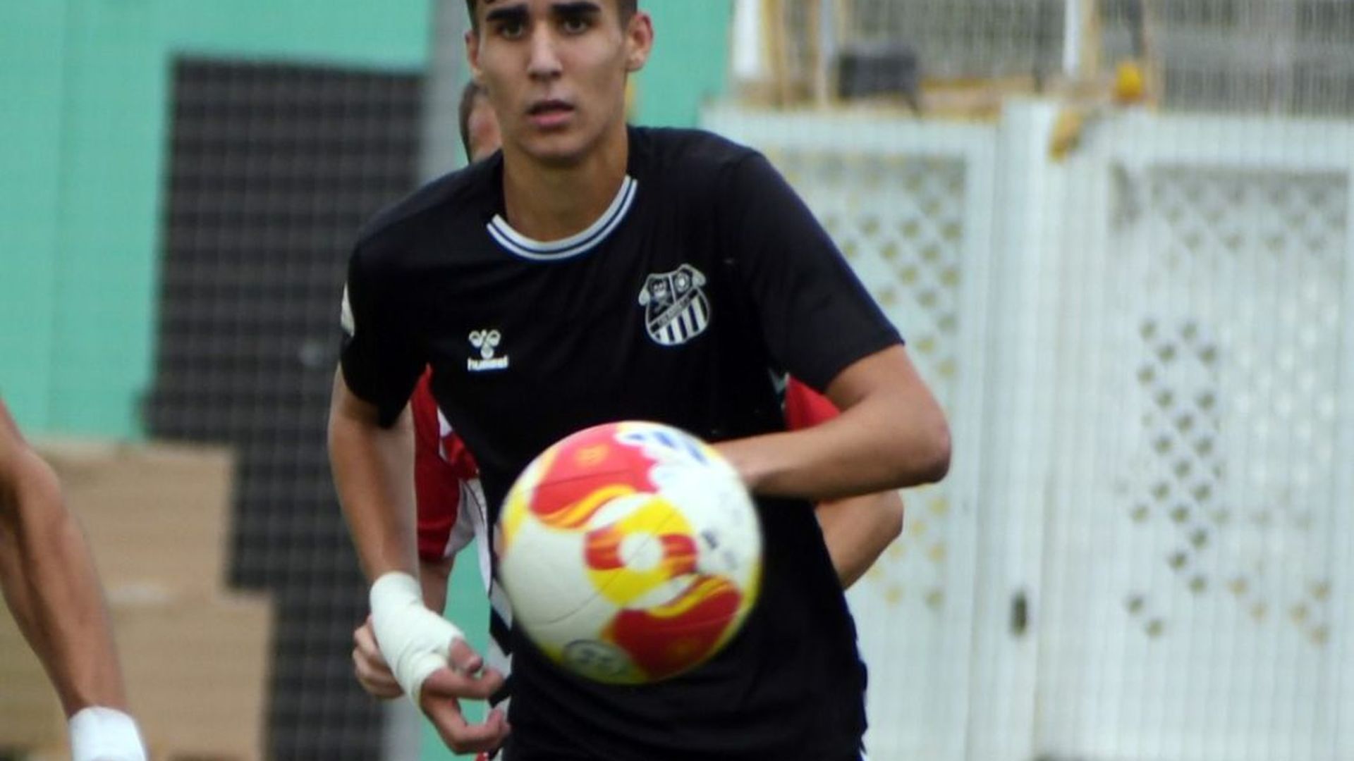 Juanma Reyes, en un partido con el Calavera