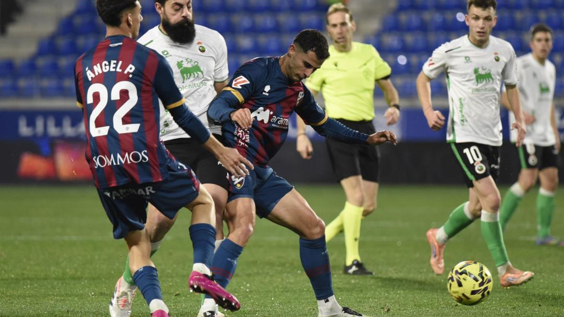 Jugada del Huesca-Racing