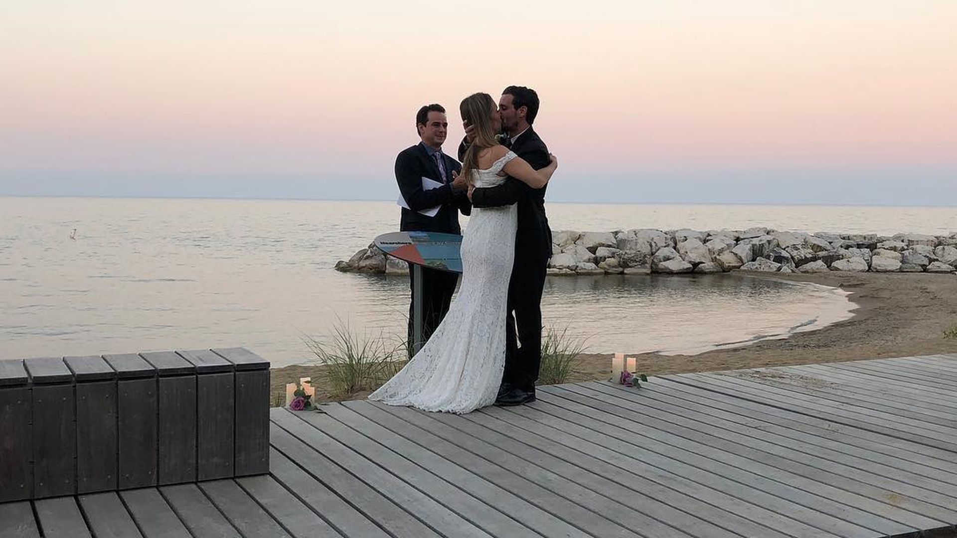 La boda de James Ransone y su mujer, Jamie McPhee