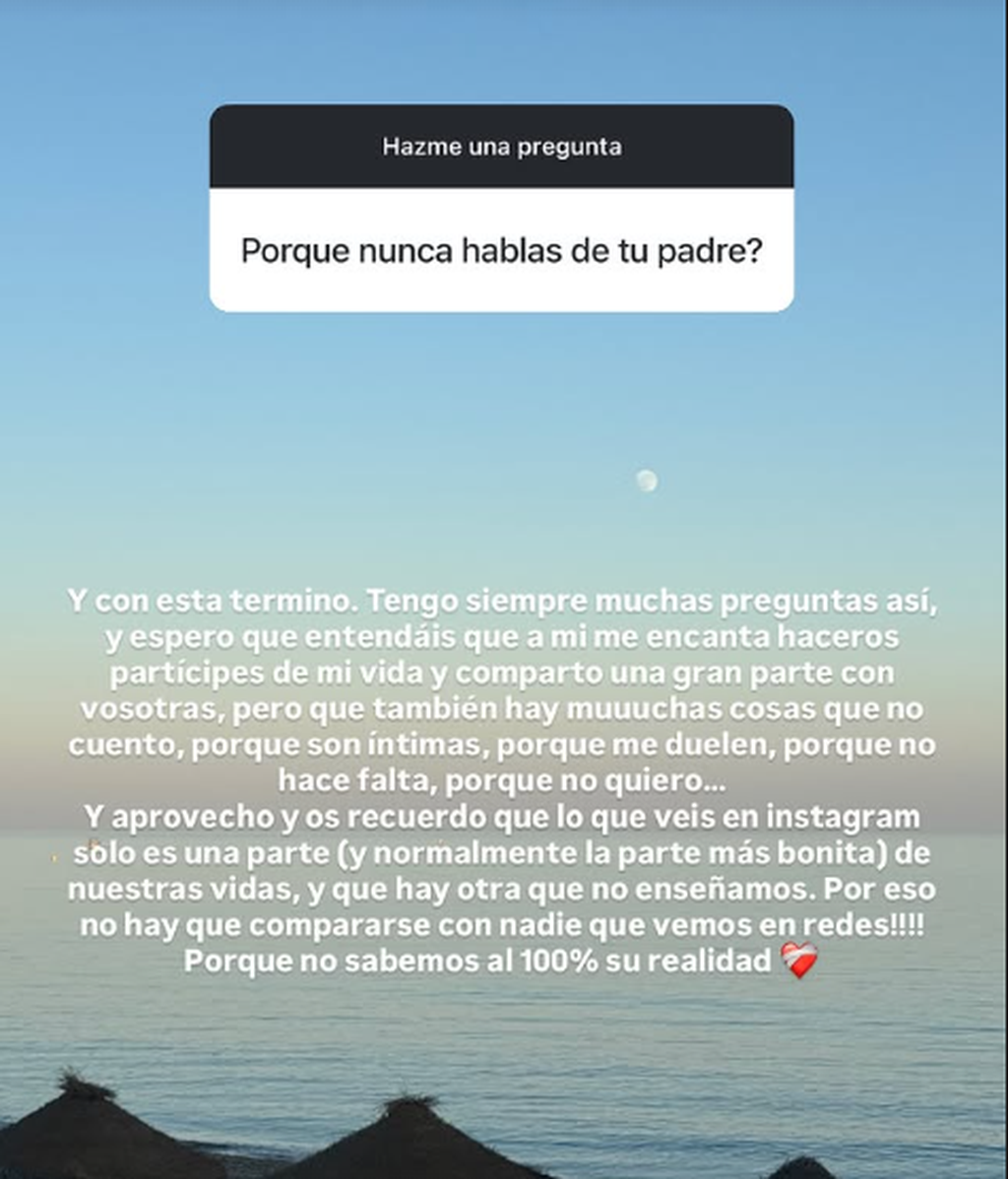 La respuesta de Anna Padilla sobre su padre