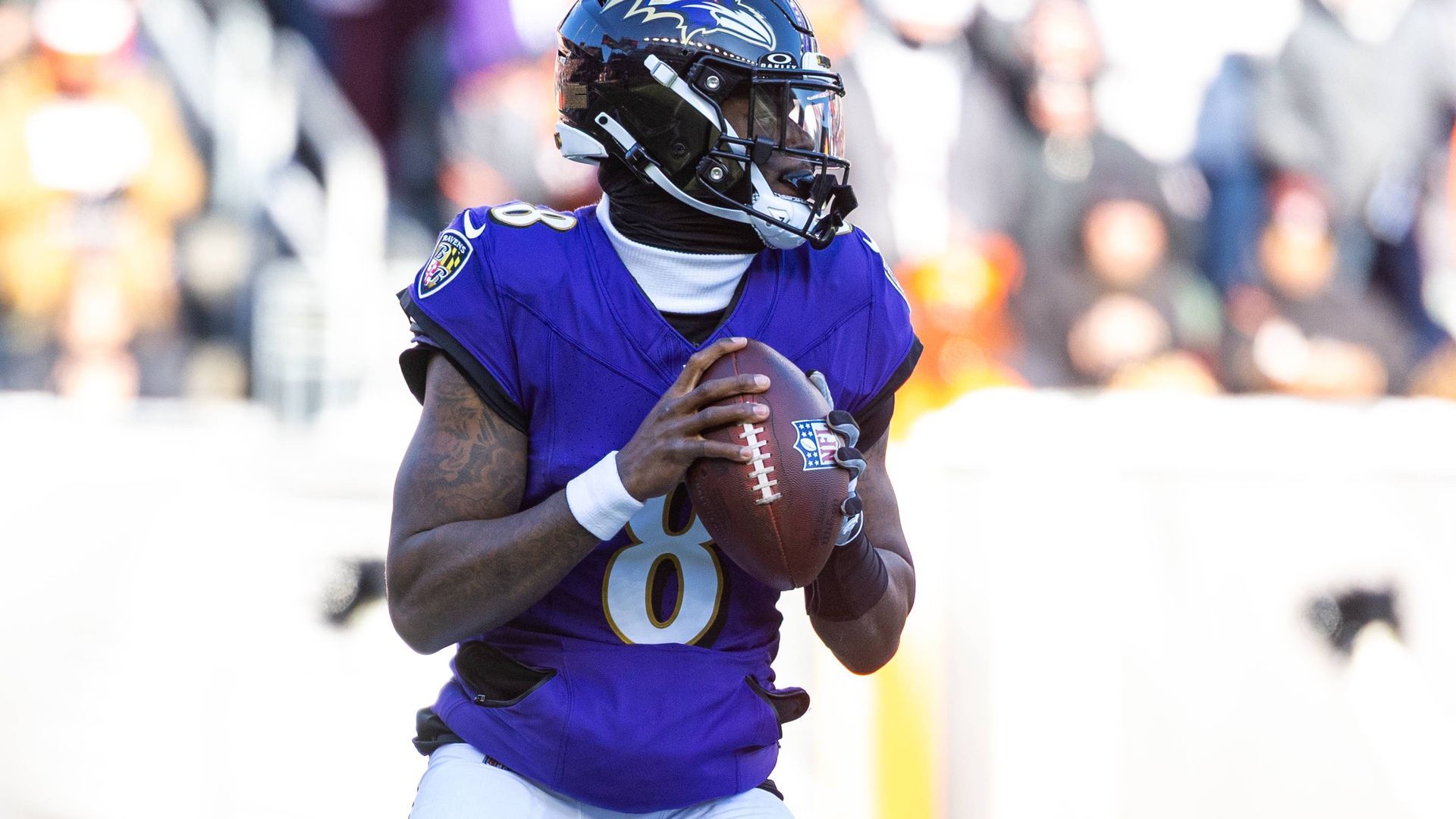 Lamar Jackson, quarterback de los Baltimore Ravens