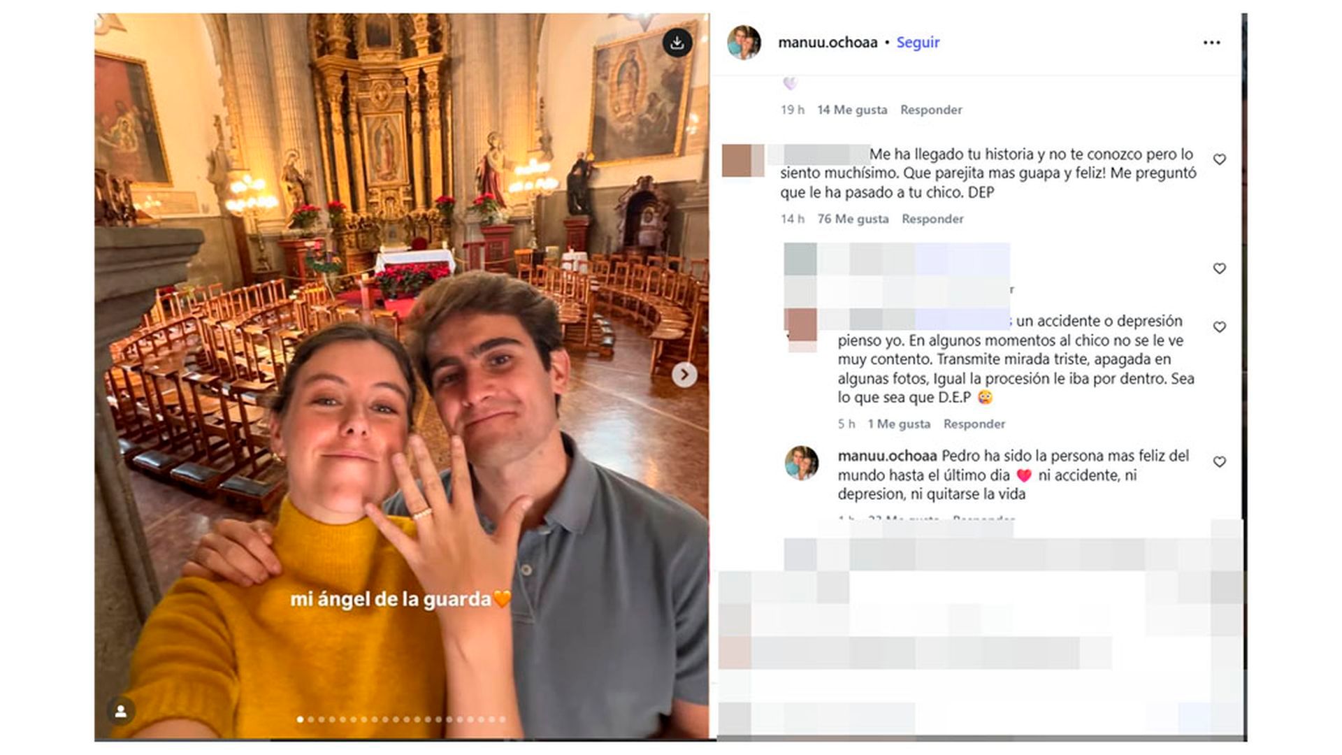 Manuela Ochoa responde a los comentarios