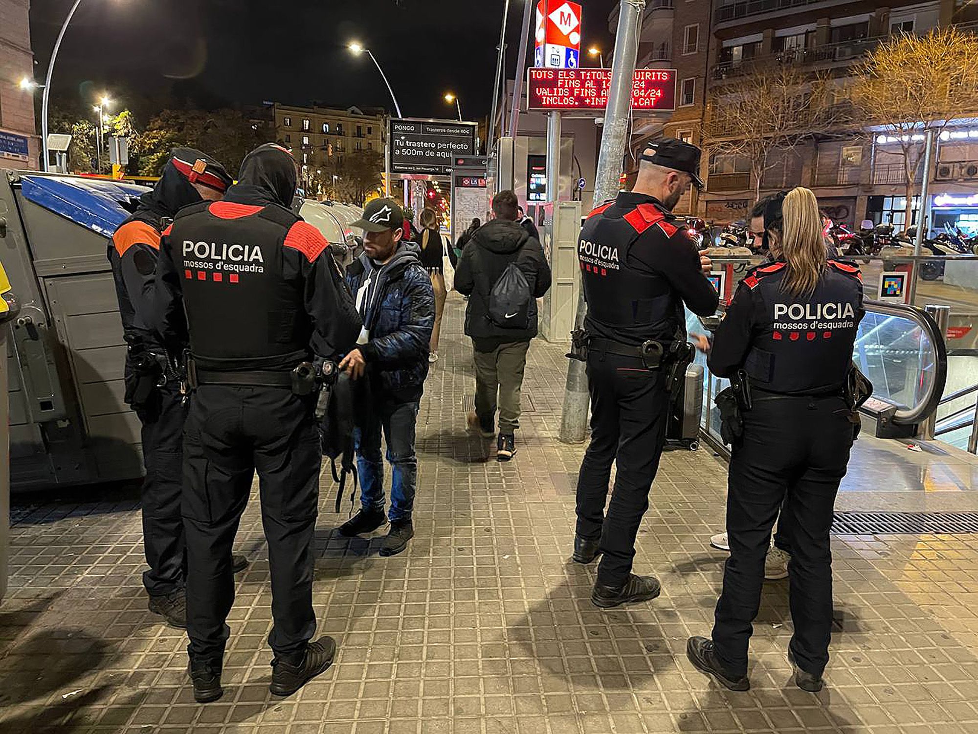 Mossos d'Esquadra en Hospitalet