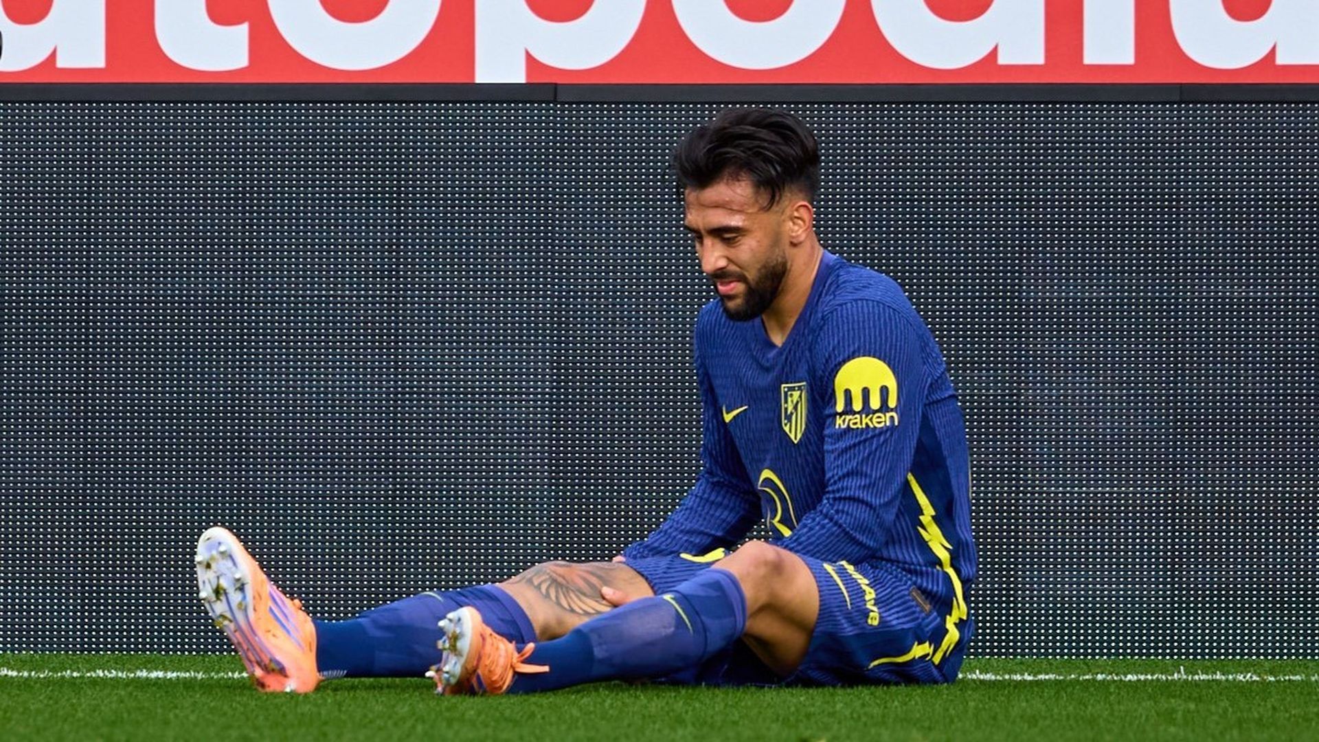 Nico González, lesionado en el Girona - Atlético de Madrid