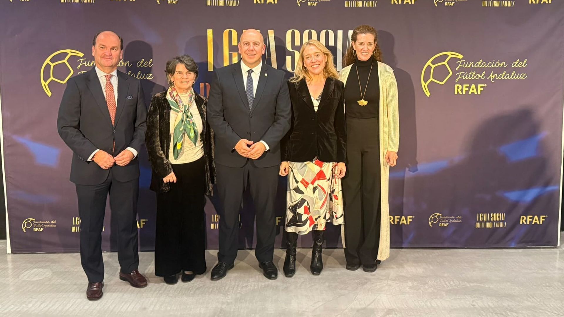 Posado de la I Gala Fútbol Andaluz