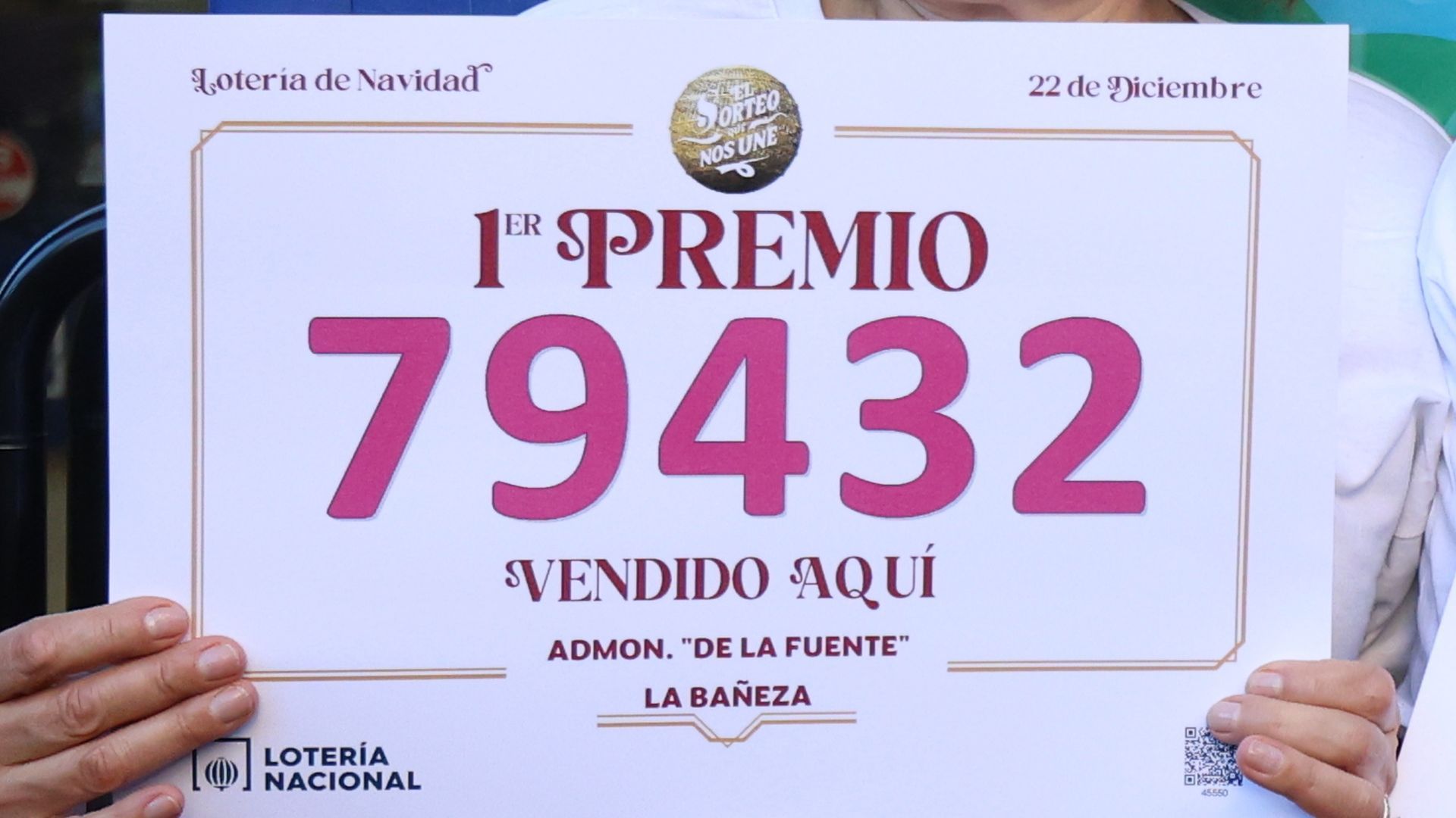 Primer premio de la Lotería de Navidad