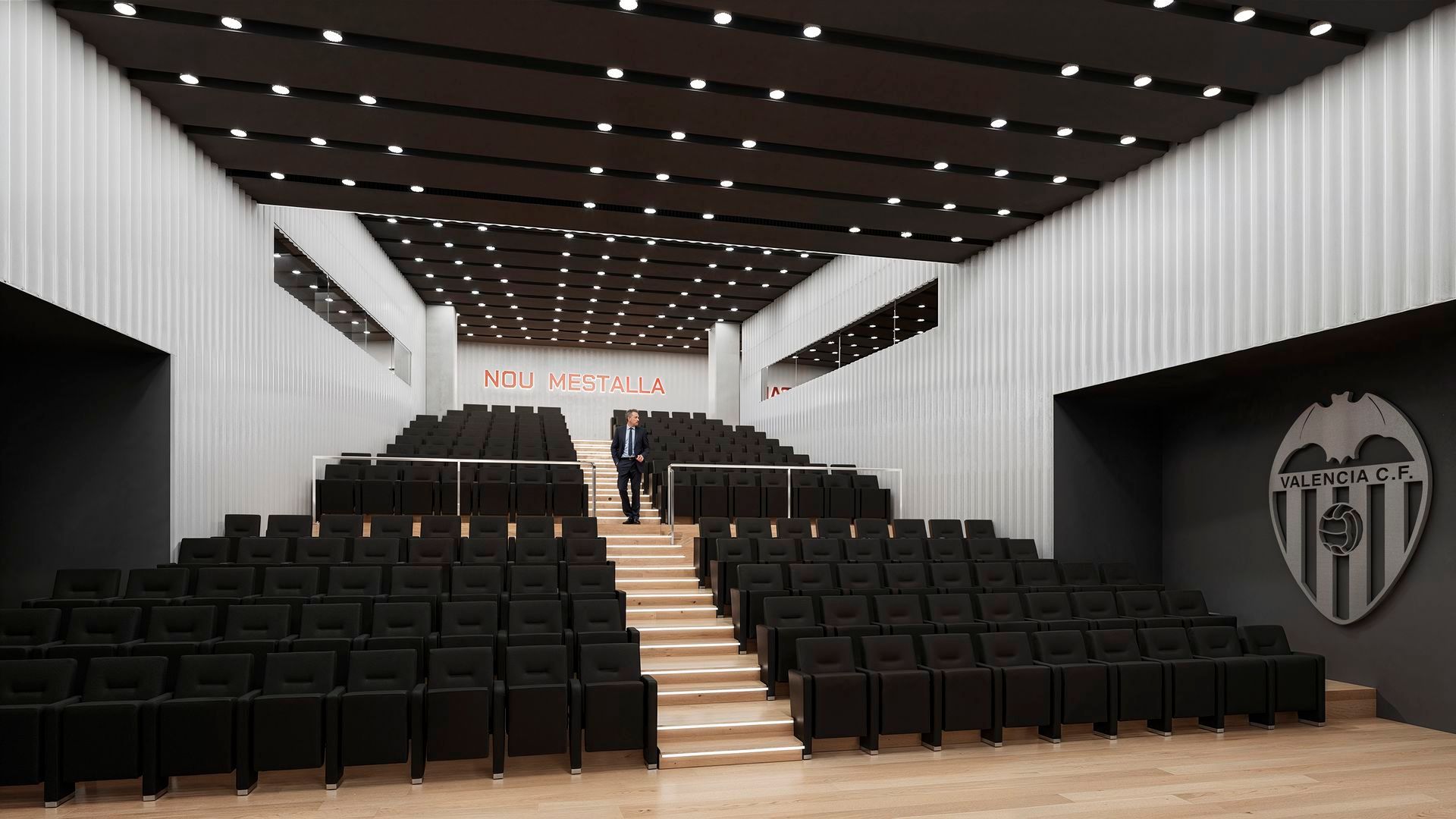 Sala de prensa del Nou Mestalla