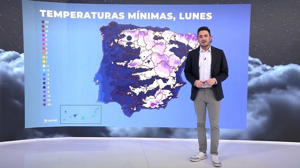 Una masa de aire frío persiste en la Península: se esperan lluvias en la mayoría del país y nieve en cotas bajas de la mitad norte