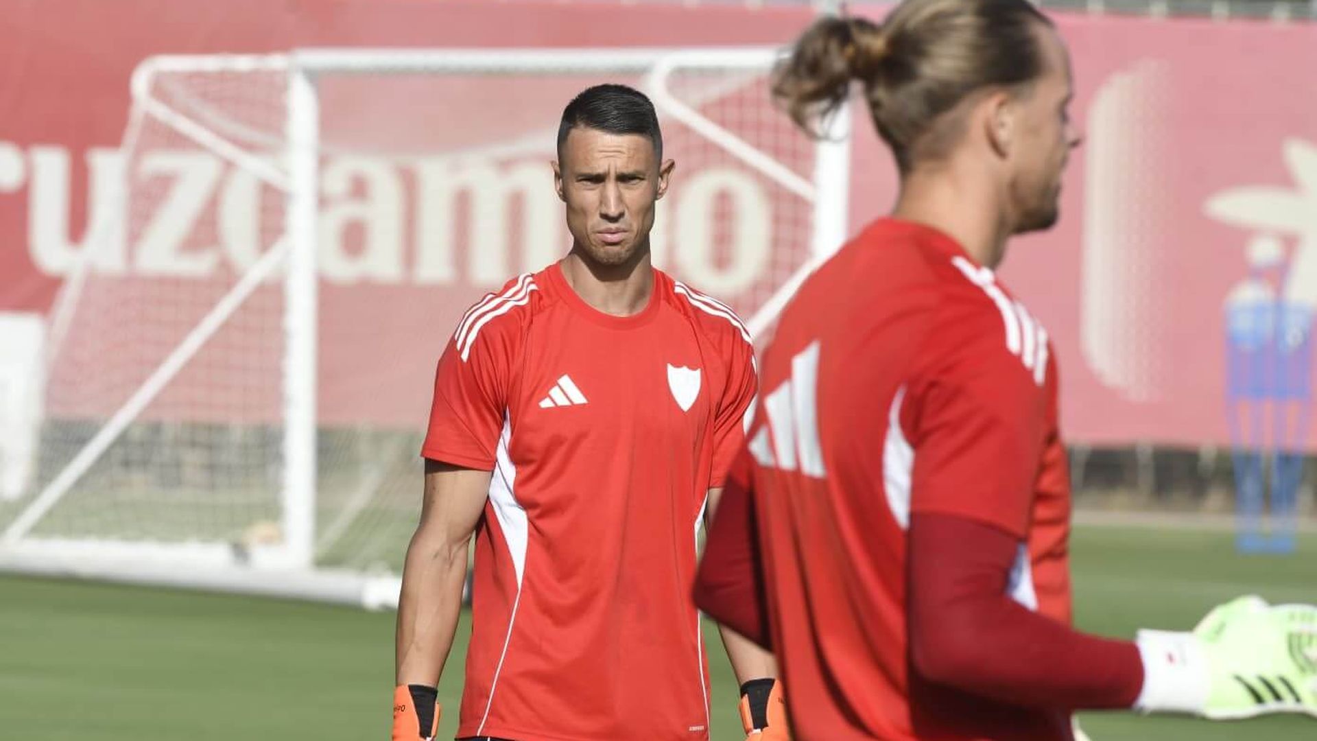 Vlachodimos, en un entrenamiento