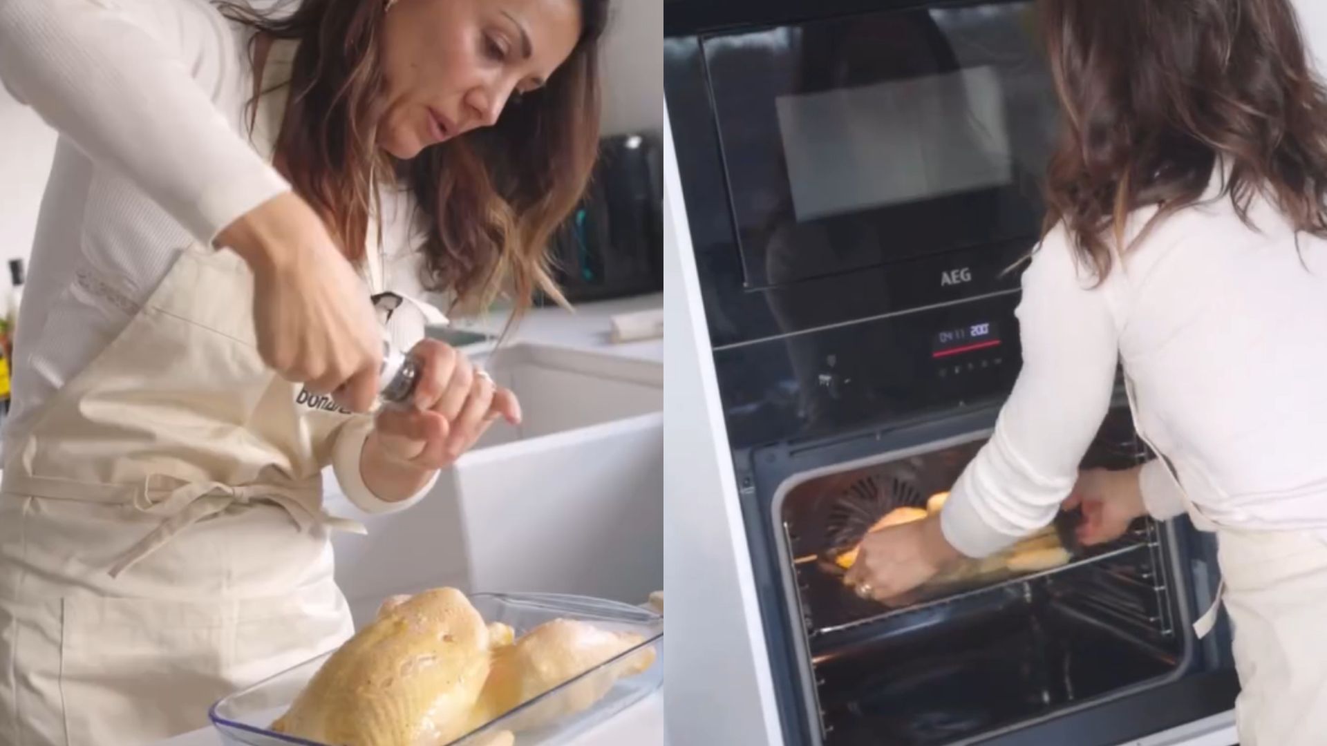 Así es el menú navideño de Nagore Robles: pollo borracho, ensalada templada y picoteo tradicional