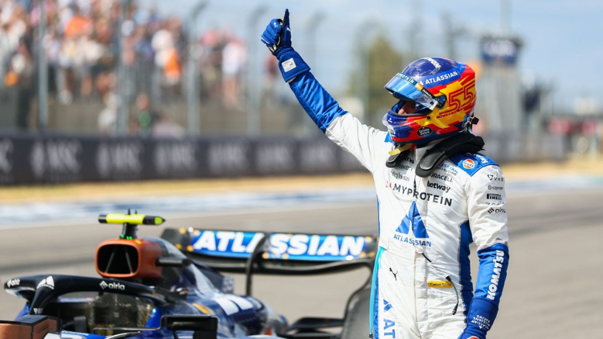 Carlos Sainz, tras su tercera posición en la 'sprint' de Austin