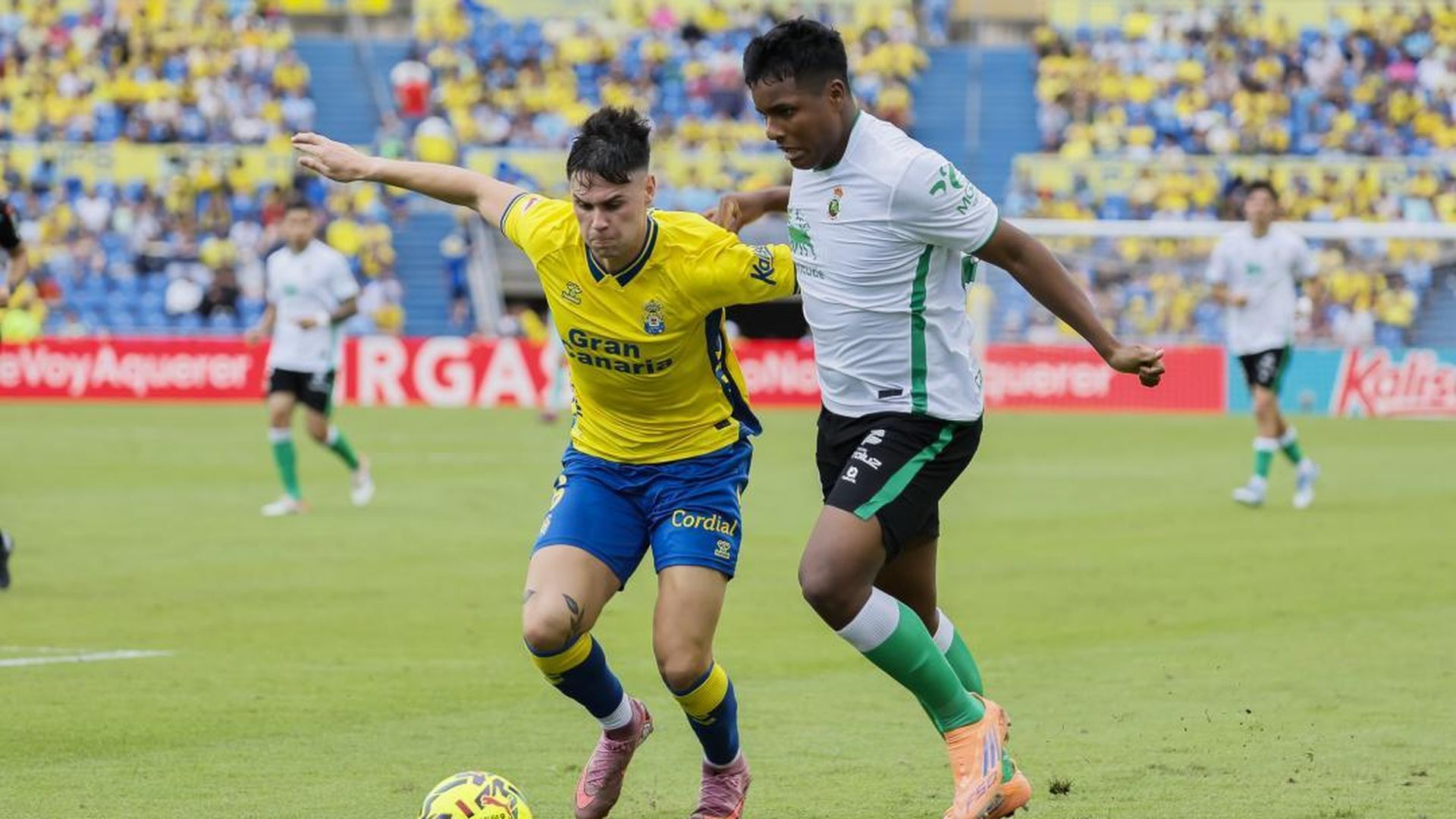 Jeremy Arévalo, en un partido del Racing