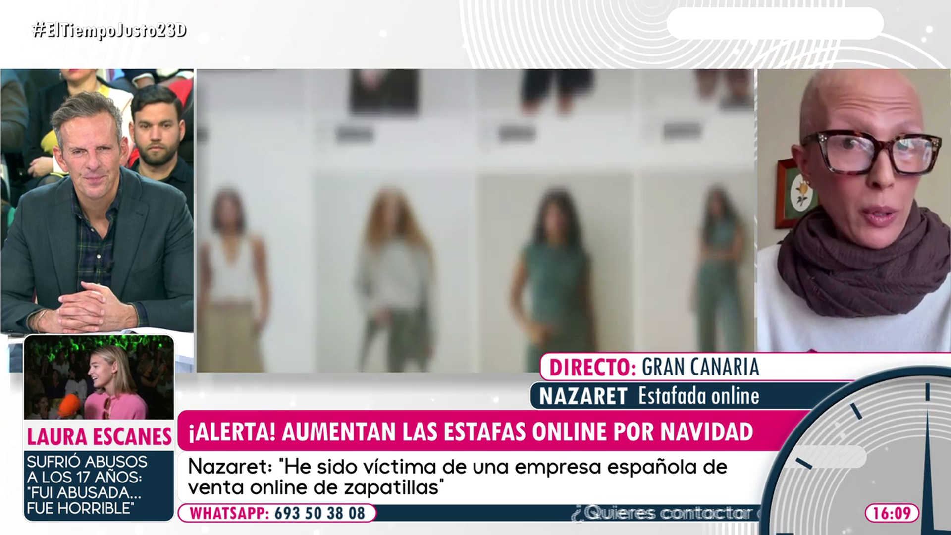 Joaquín Prat, víctima de una estafa online pide tomar precauciones en Navidades