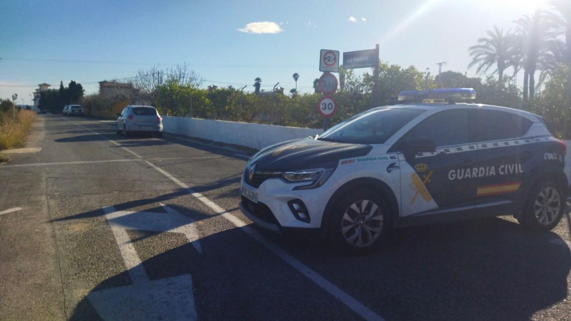 La Guardia Civil mantiene la zona acordonada