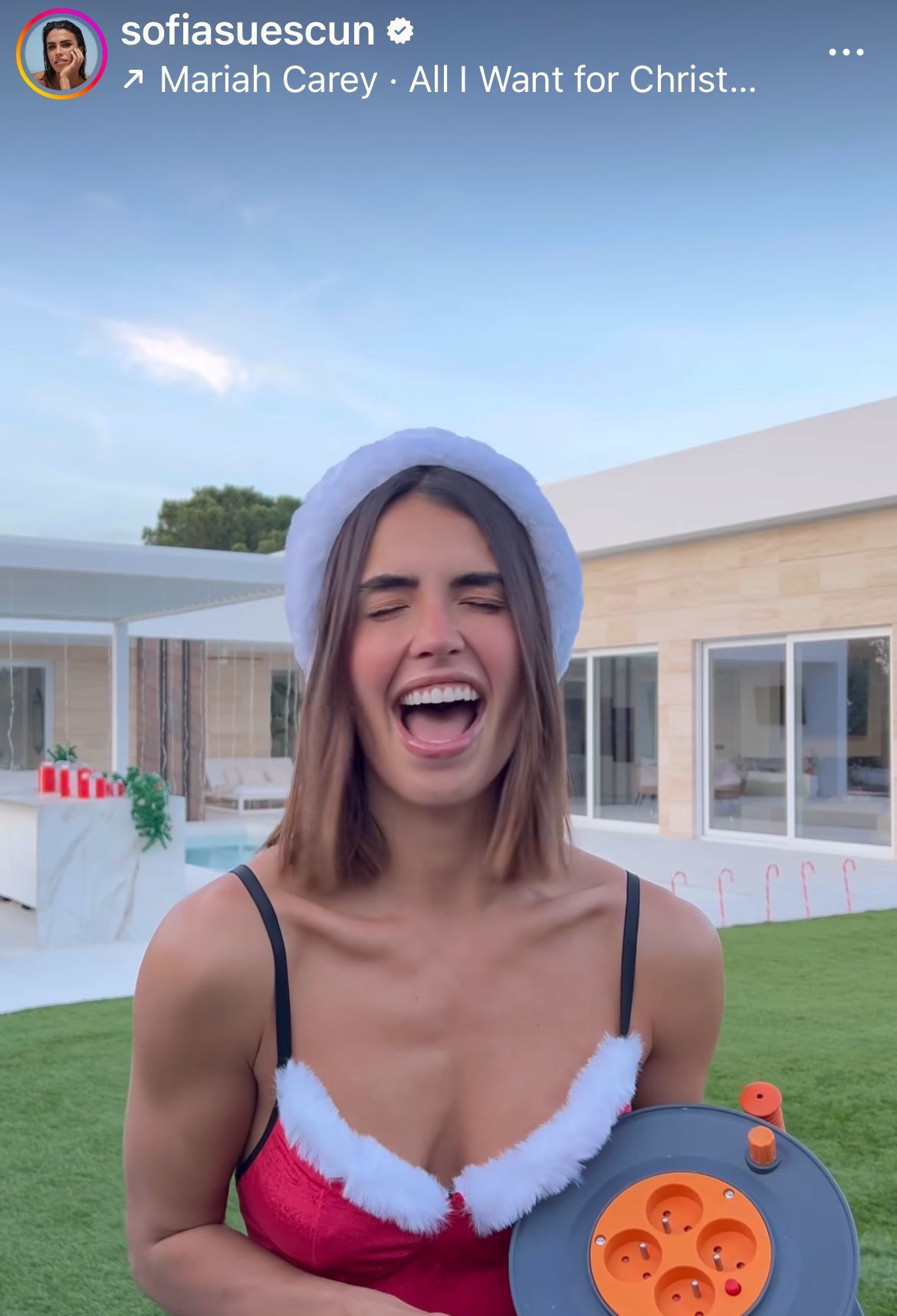 Sofía Suescun en modo Navidad