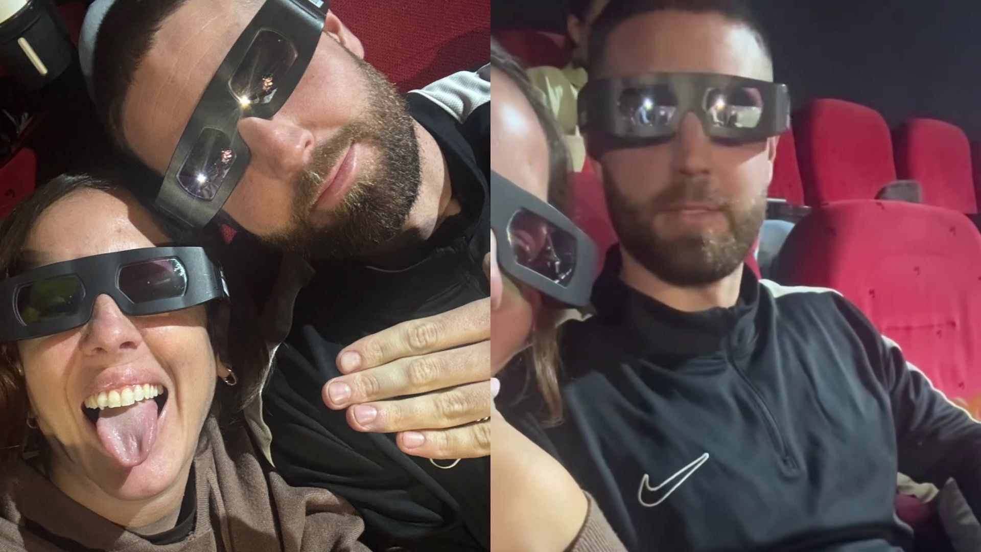 Anabel Pantoja y David Rodríguez durante su cita romántica