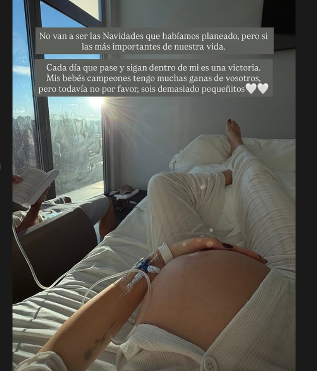 Estela Grande, hospitalizada en la semana 33 de embarazo