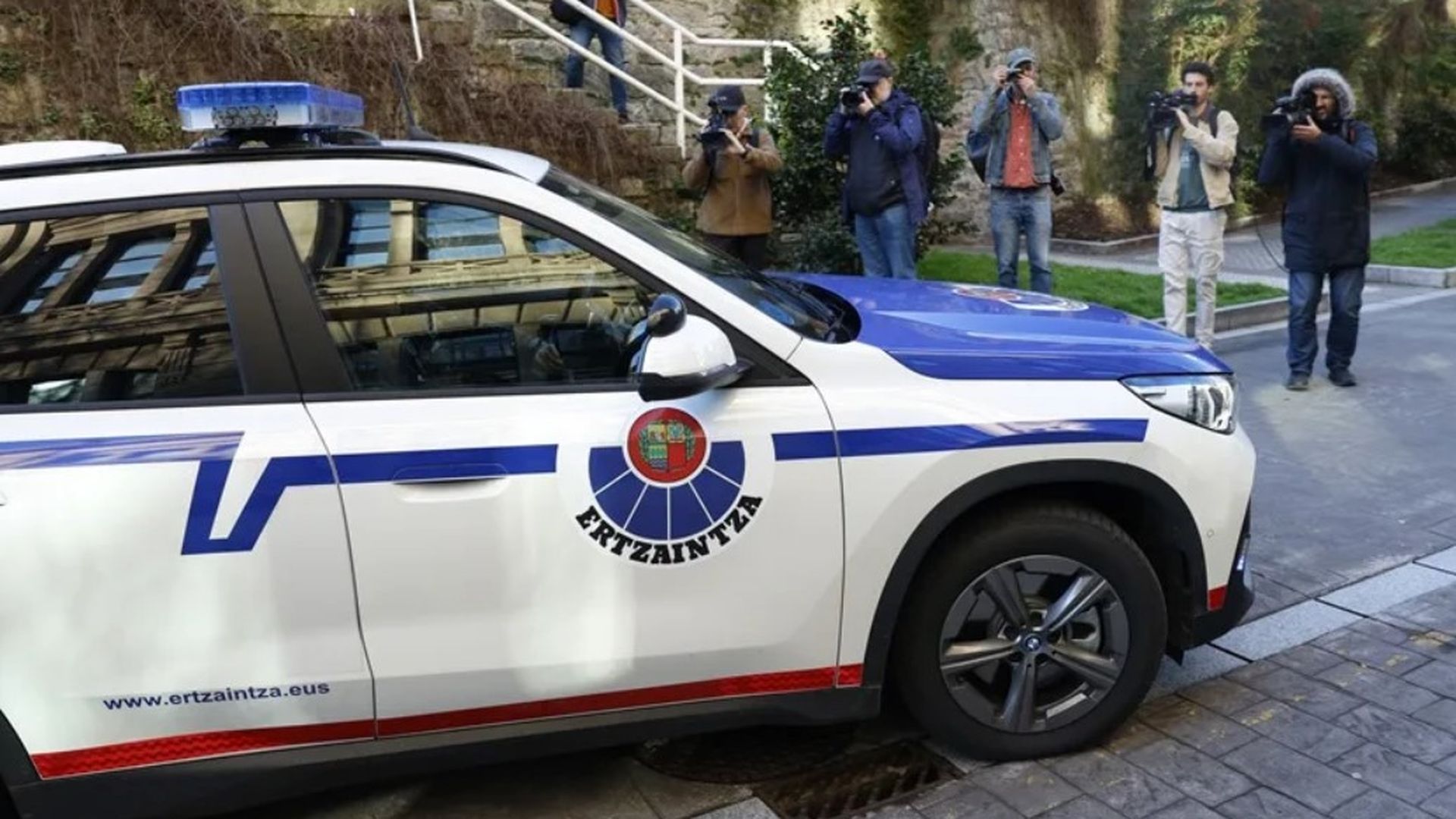 Imagen de archivo de un vehículo de la Ertzaintza.