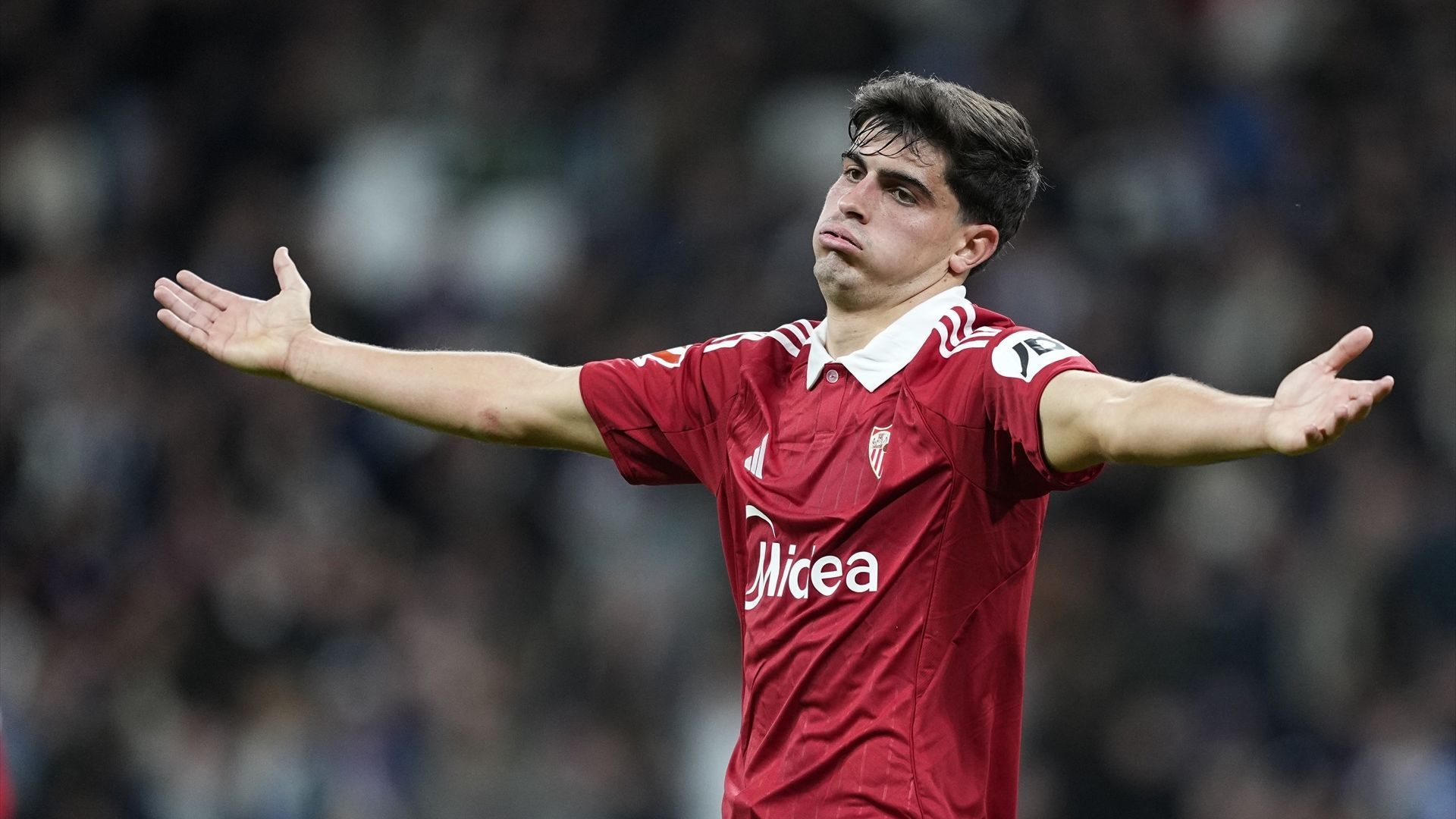 Juanlu, en el Real Madrid-Sevilla