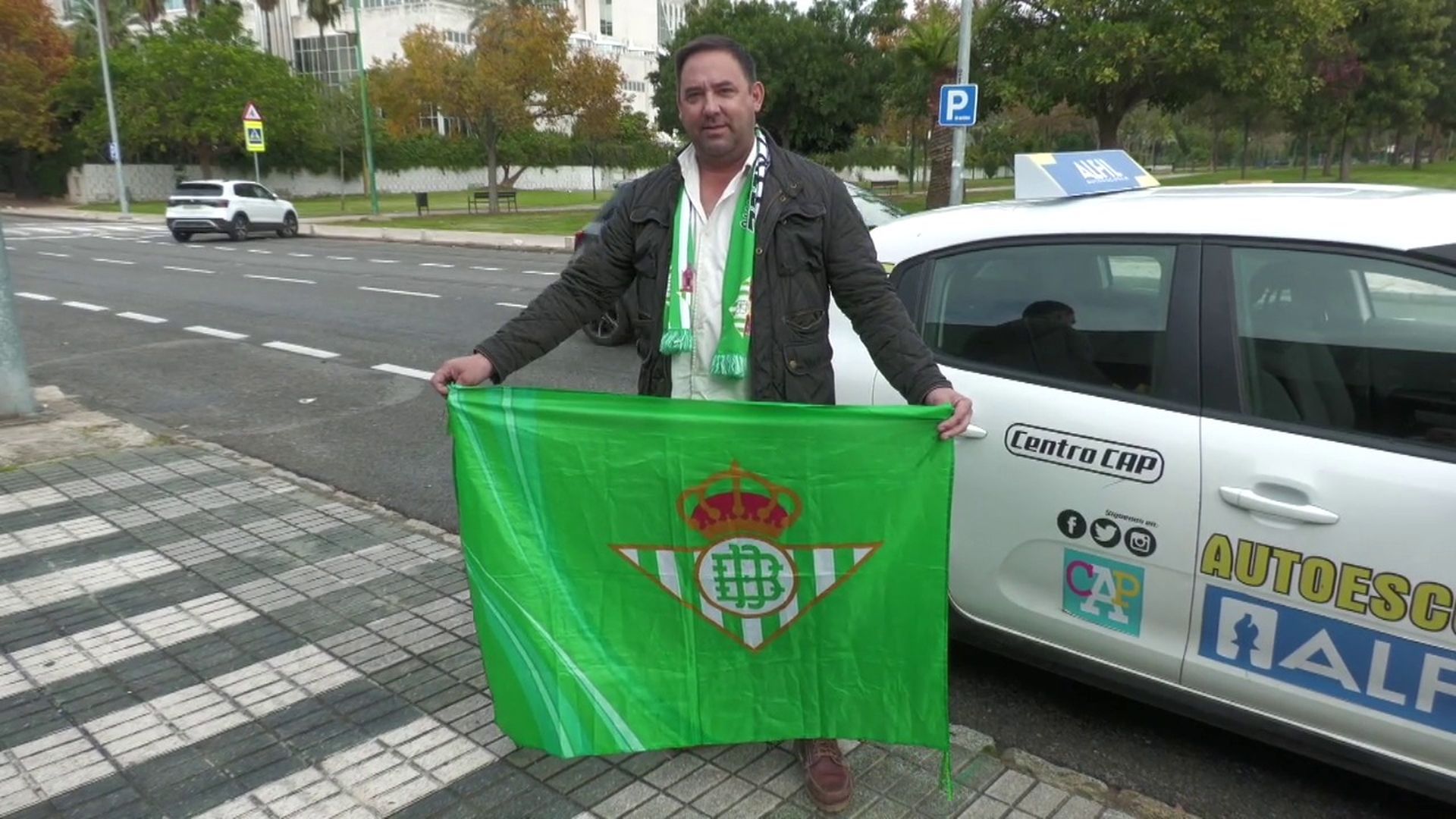 Miguel Ángel Campos, el bético que se hizo viral en el derbi