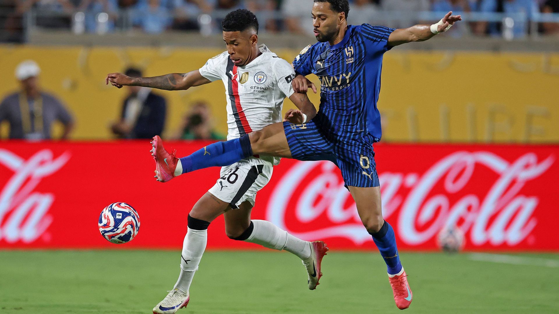 Renan Lodi, en un partido del Al Hilal