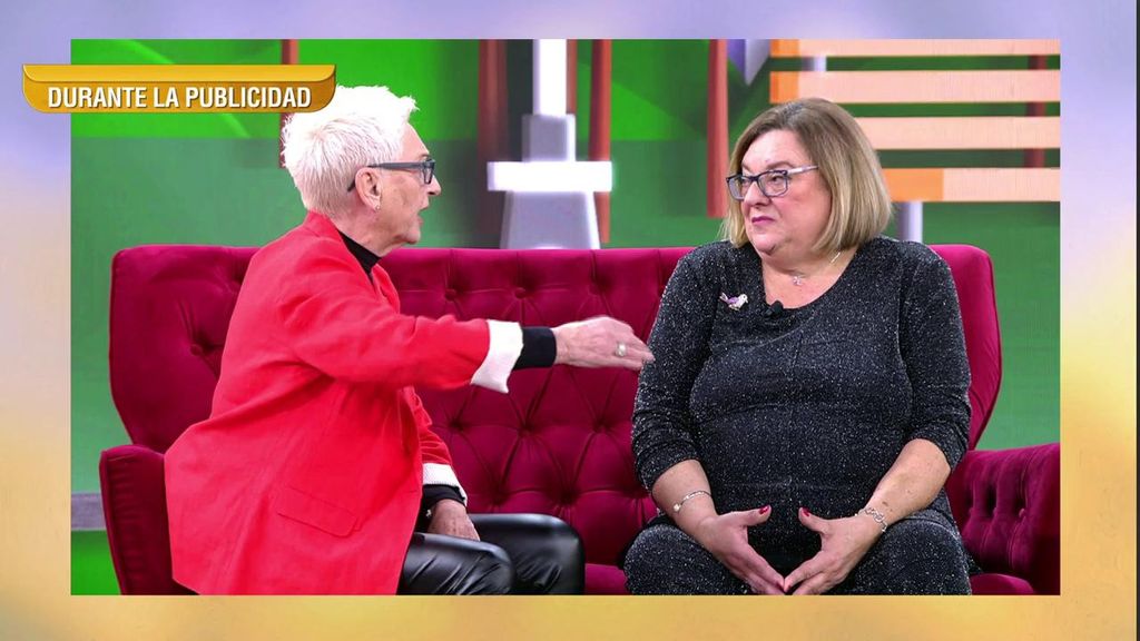 El enfado de Blanca durante la publicidad, tras encontrar a su examiga en 'El diario de Jorge', antes de abandonar el plató en directo