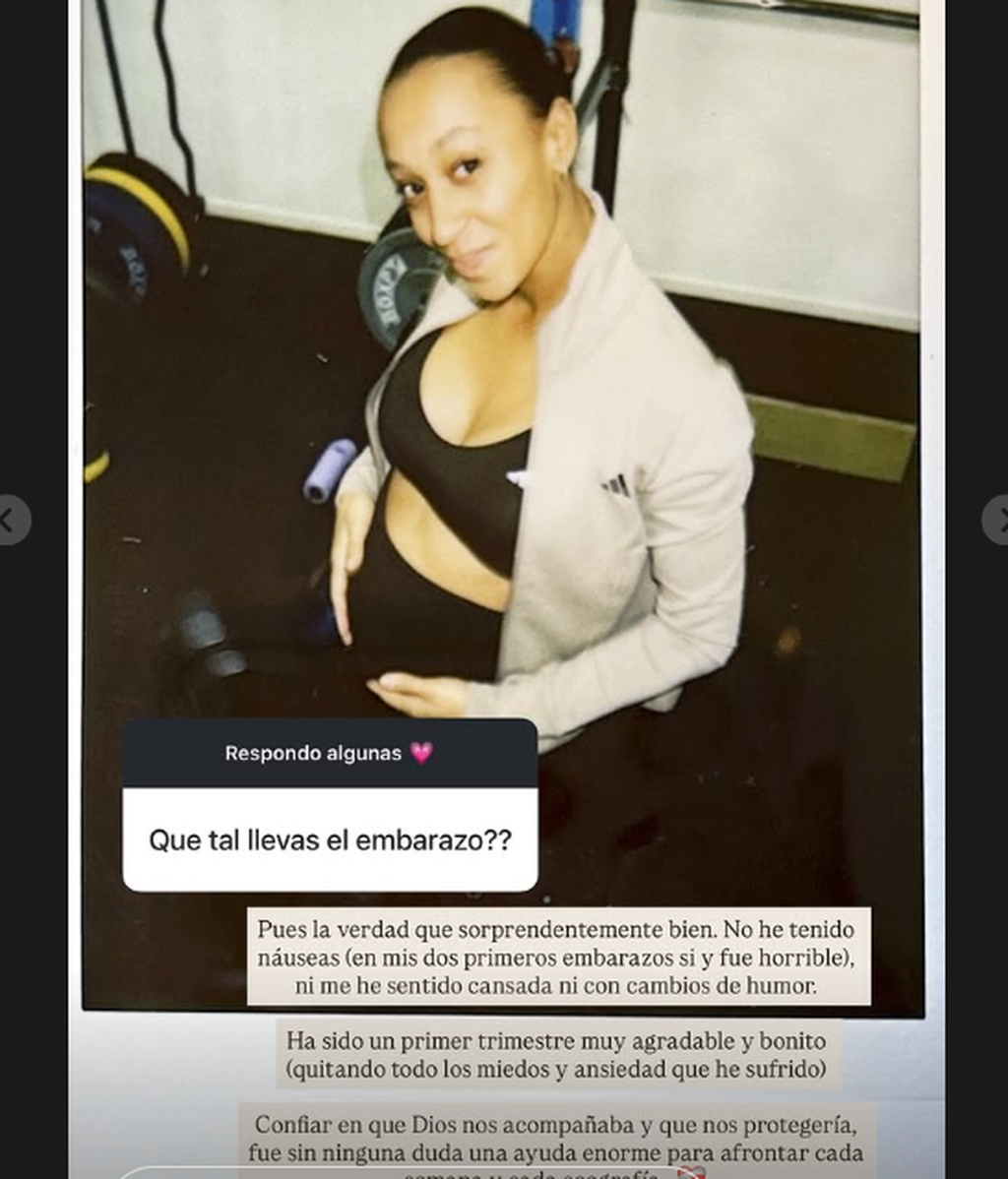 Ana Peleteiro, sobre su embarazo