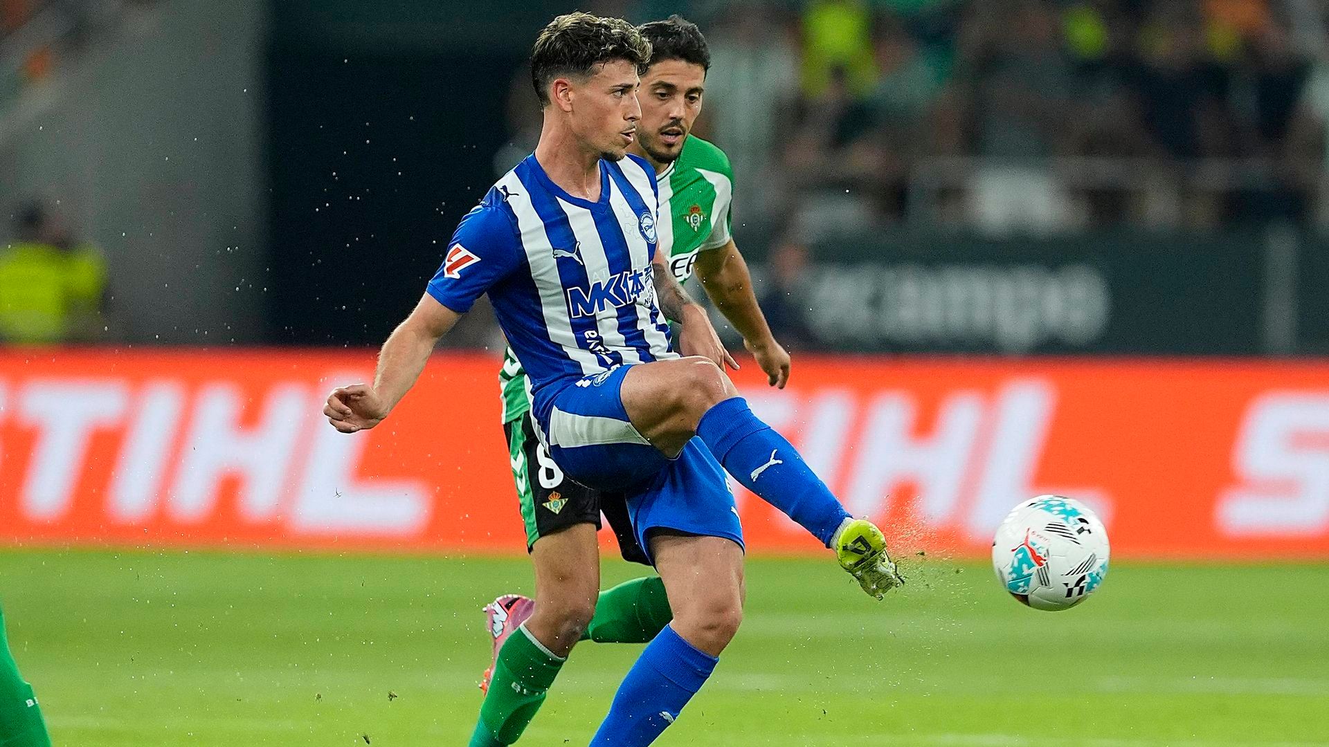 Antonio Blanco contra el Real Betis