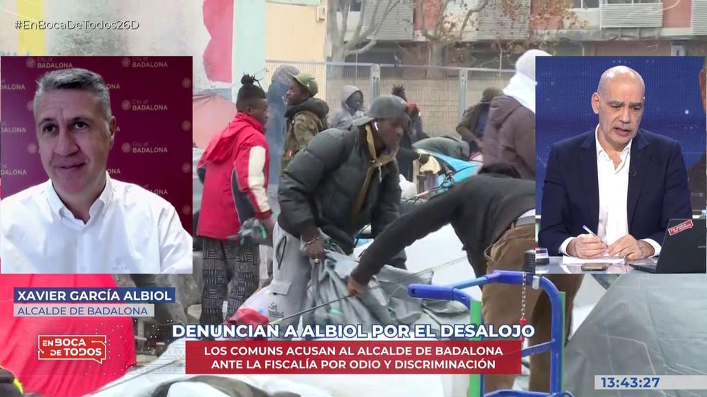 Comuns acusa a Xavier García Albiol, alcalde de Badalona, ante la Fiscalía por odio y discriminación