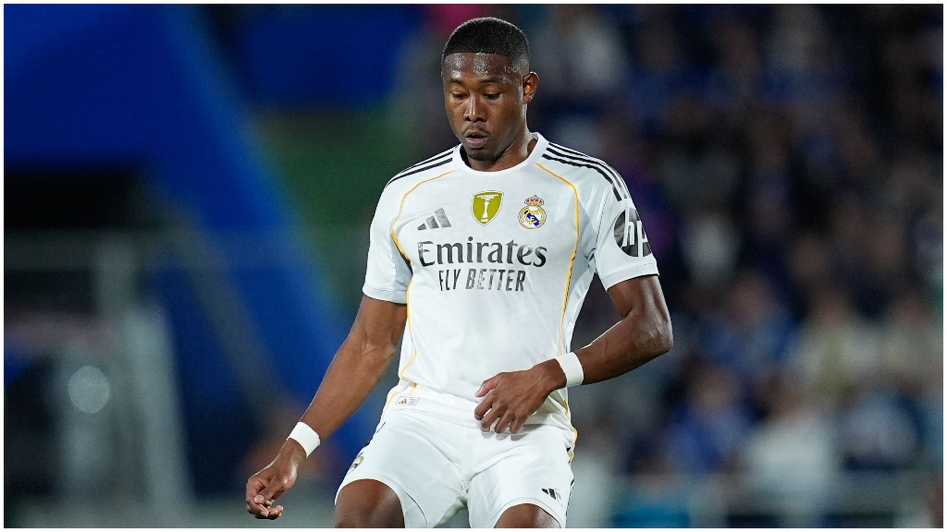 David Alaba jugando con el Real Madrid