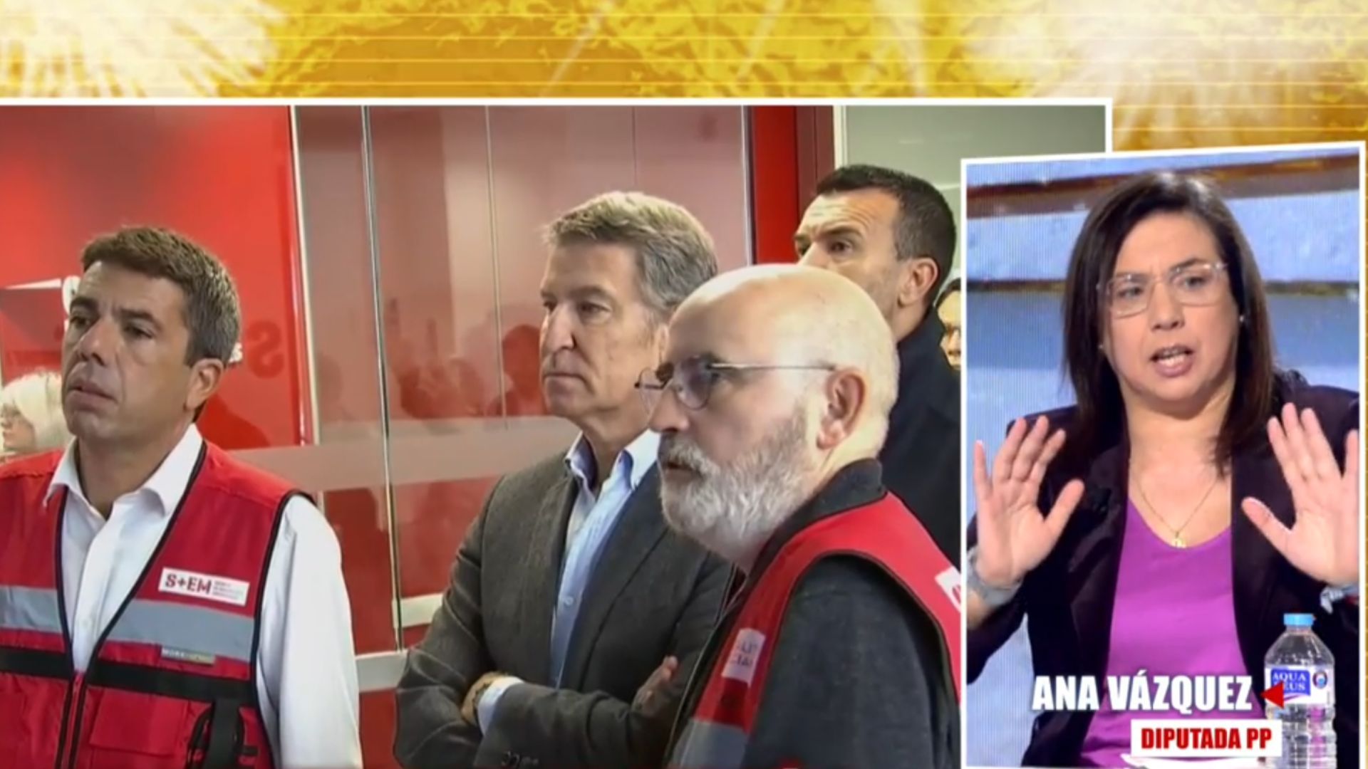 Ana Vázquez defiende a Núñez Feijóo al salir a la luz los mensajes que Mazón le envío en la DANA: "Estamos pasando límites muy graves"