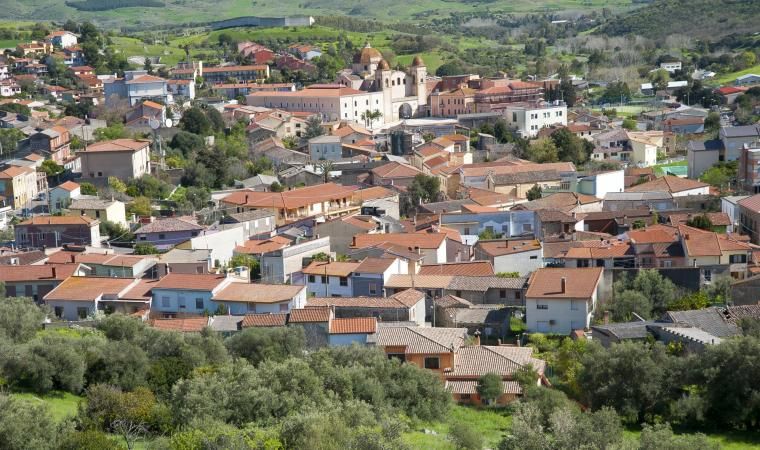El municipio de Villa Verde en Cerdeña