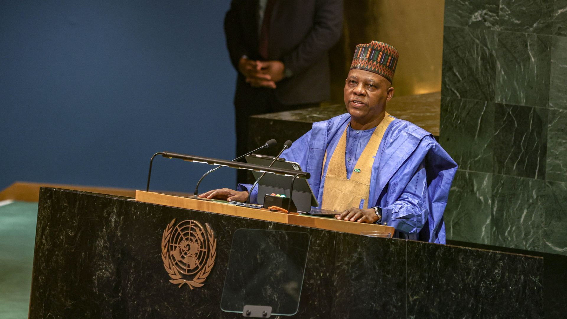 El vicepresidente de Nigeria, Kashim Shetima