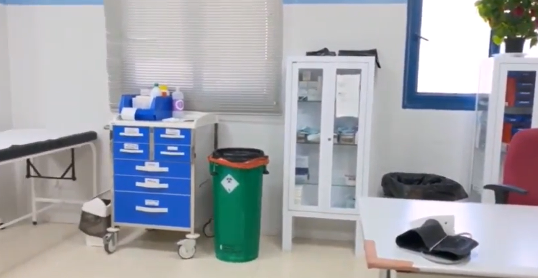 Enfermería en la cárcel de Puerto III