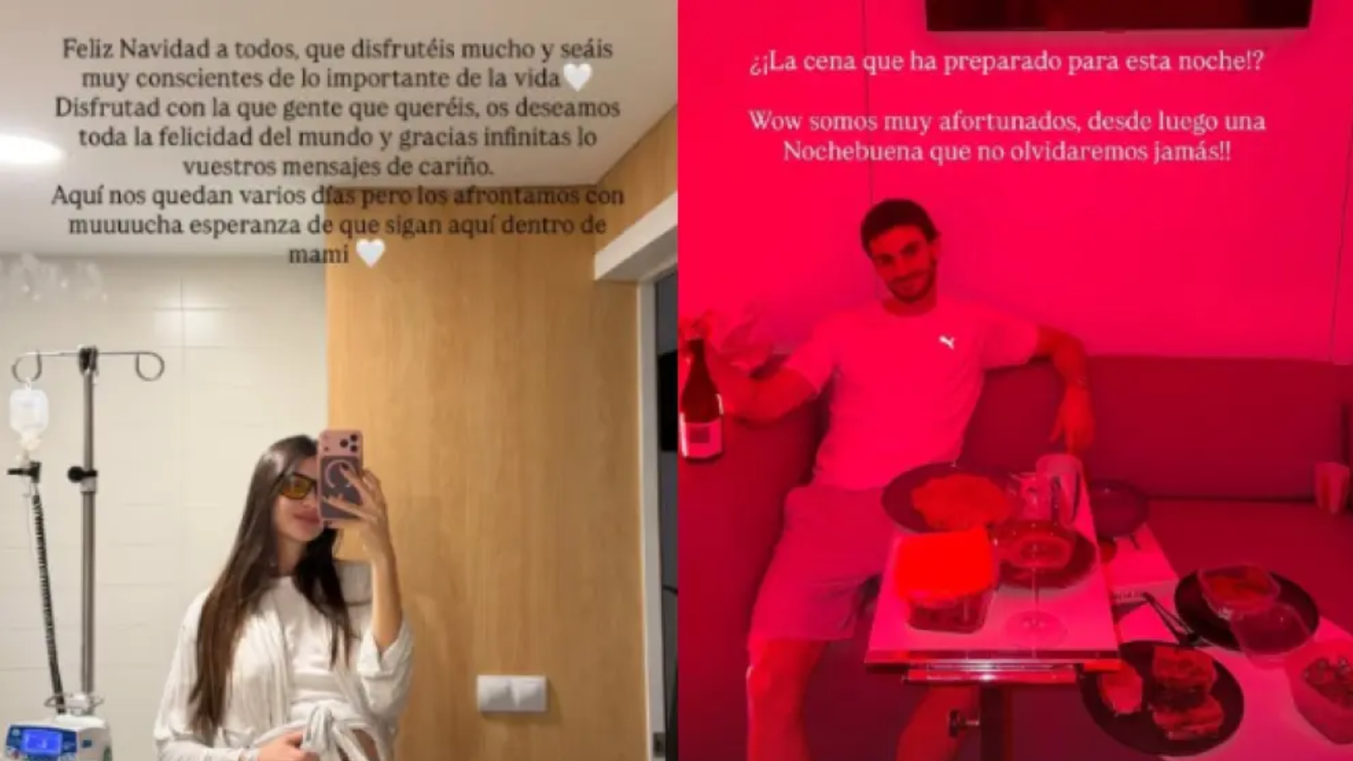 Estela Grande, desde el hospital