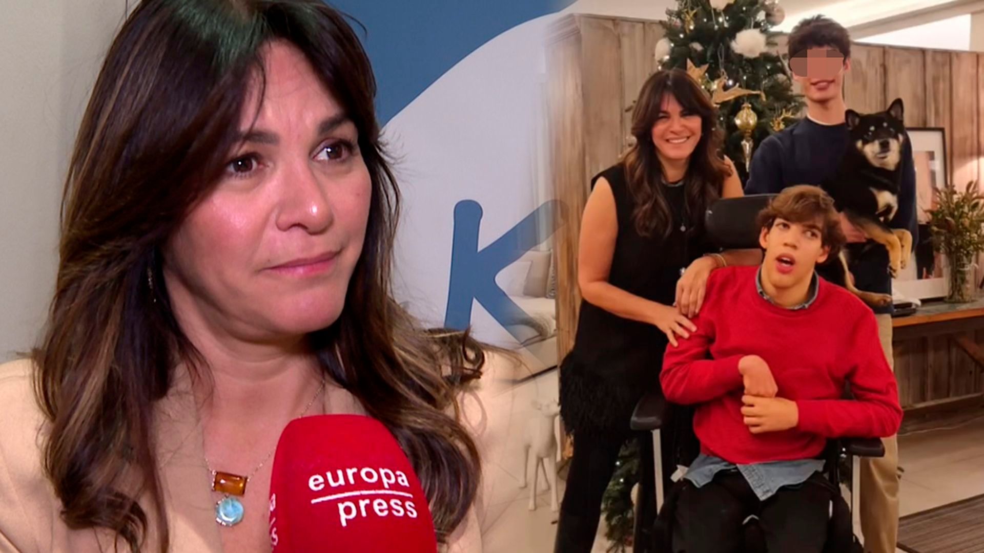 Fabiola Martínez y sus hijos