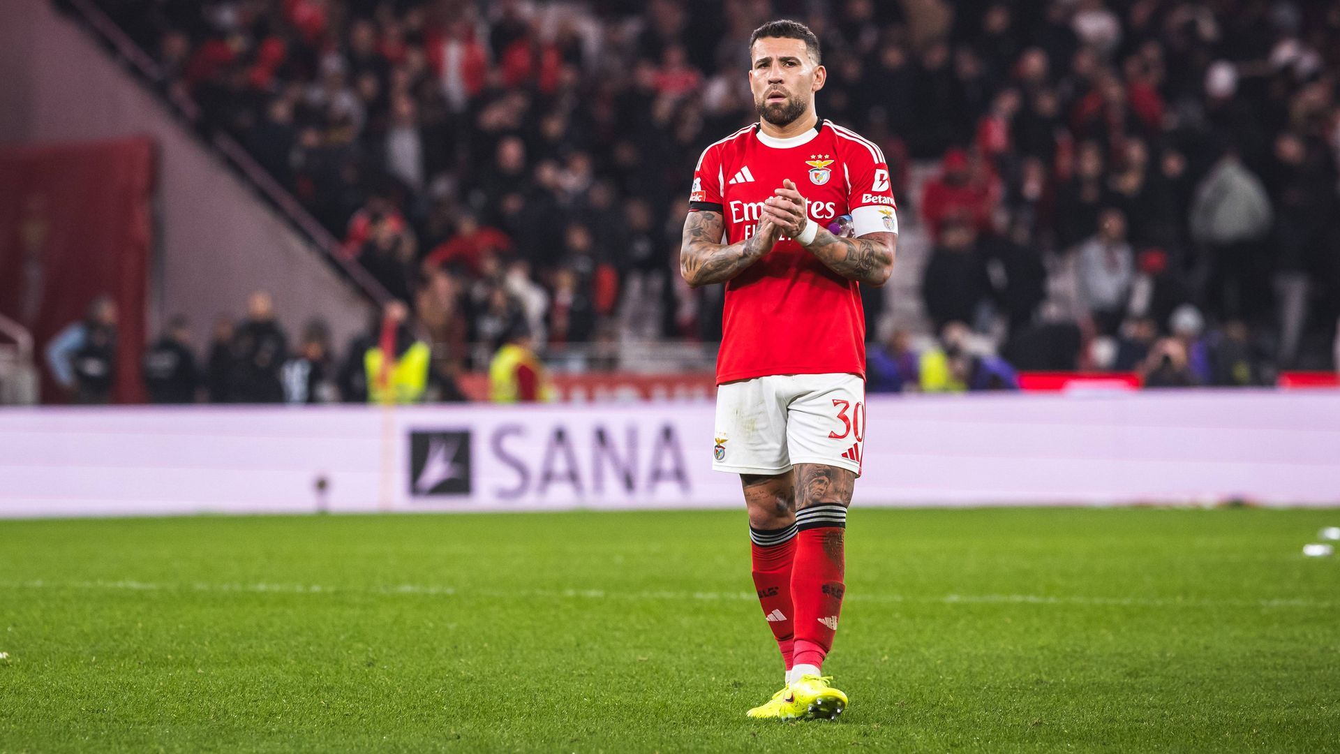 Nicolás Otamendi, jugador del Benfica