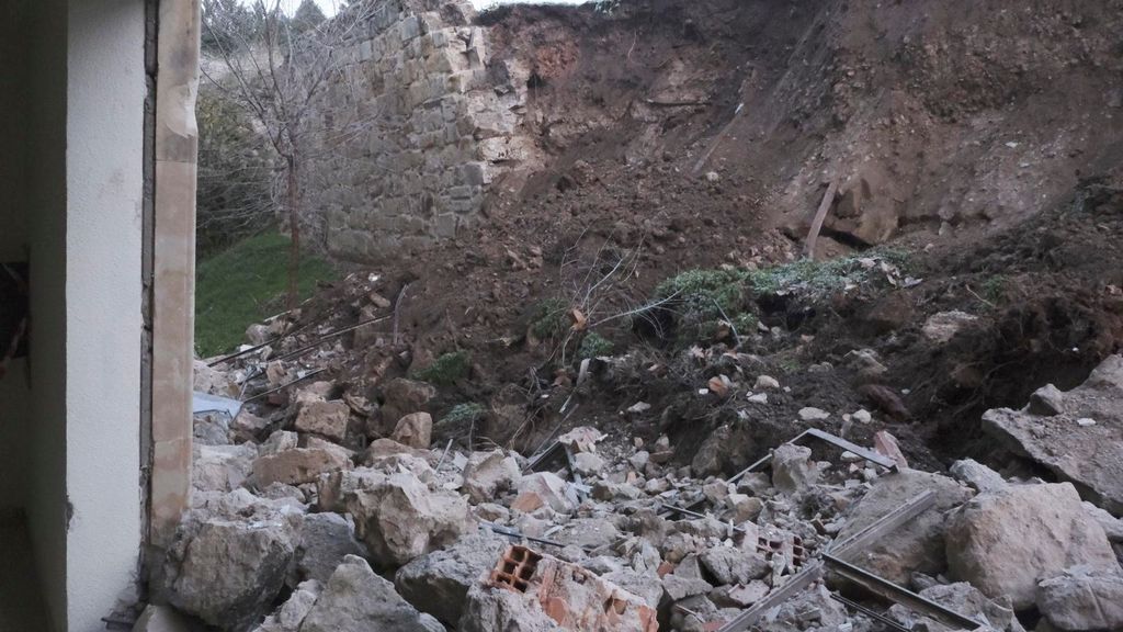 Se desprenden 15 metros de la muralla de Salamanca