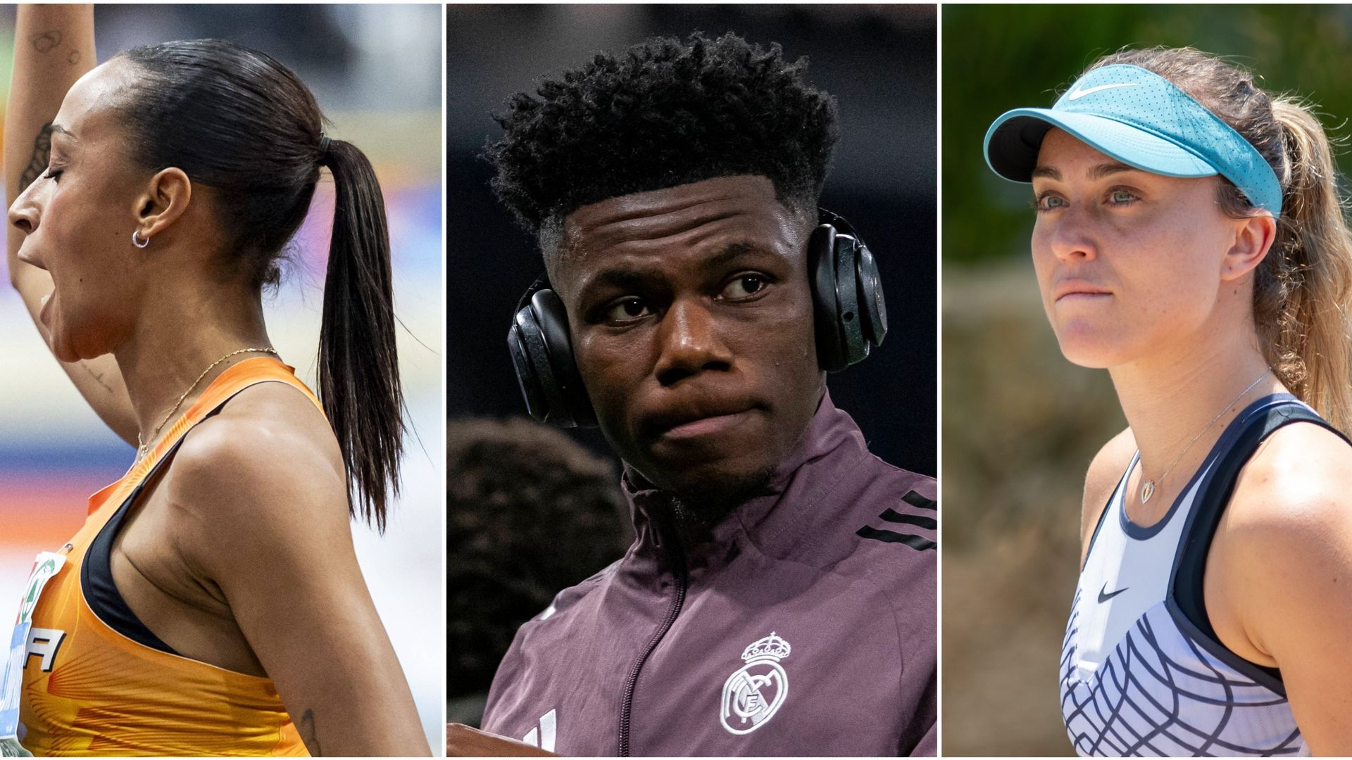 Ana Peleteiro, Tchouaméni y Paula Badosa.