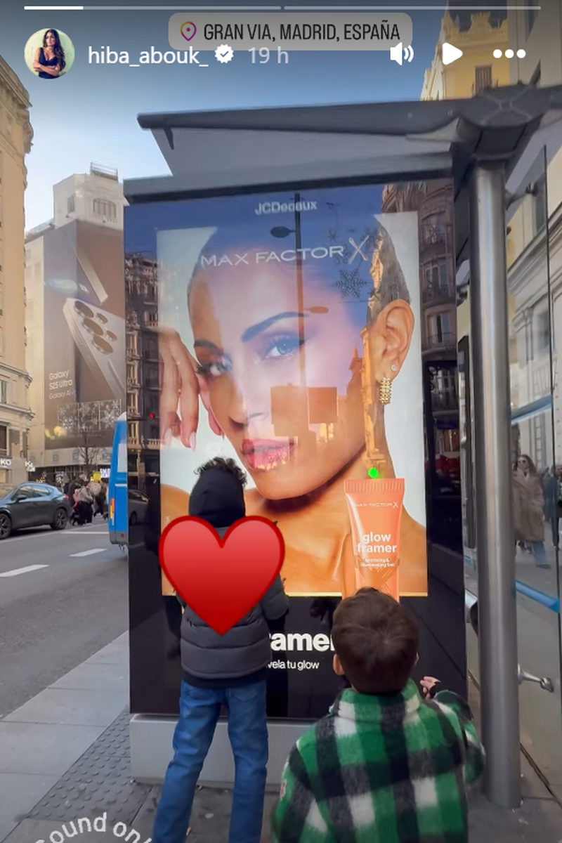 Hiba Abouk y la reacción de sus hijos