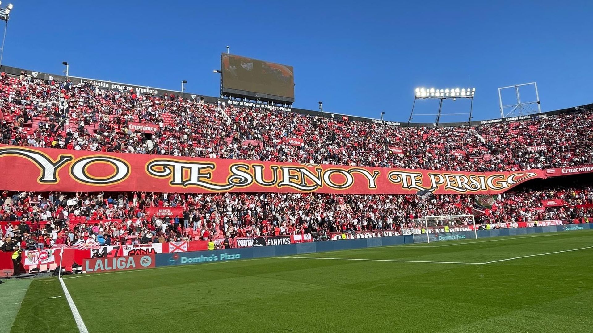 Imagen del Sevilla-Oviedo de la jornada 16