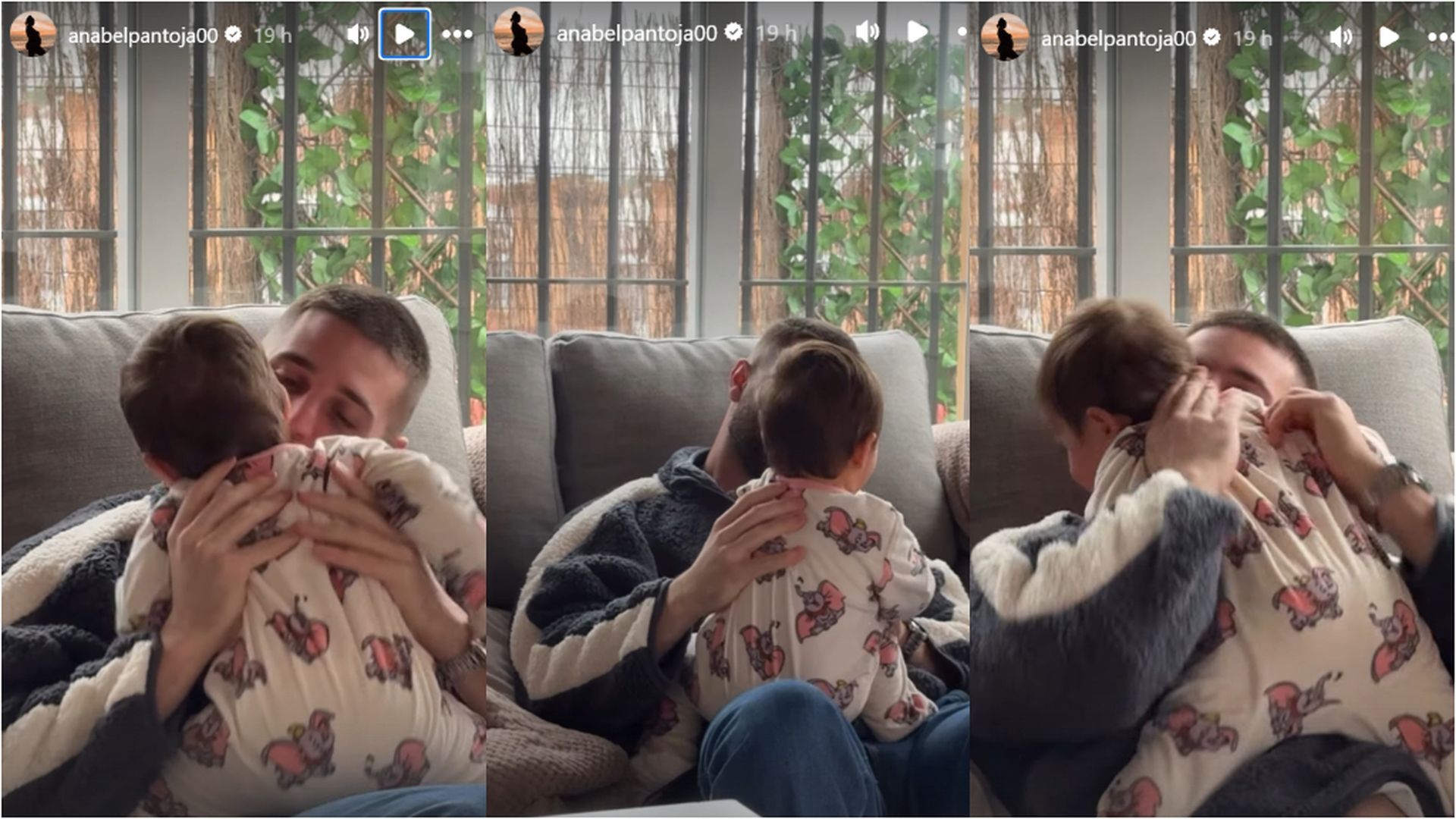 David Rodríguez con su hija Alma