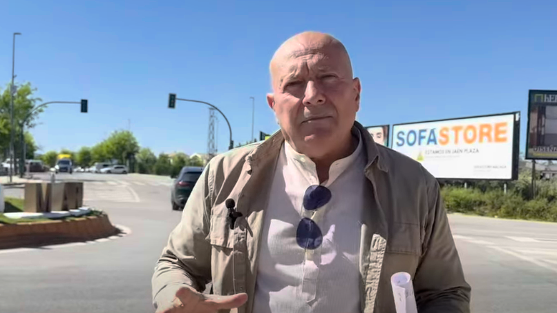 El socialista Manuel Cortés en Martos, Jaén