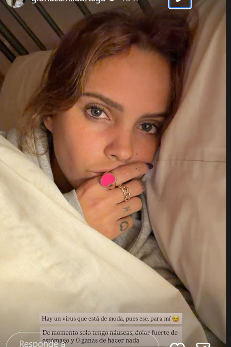 Gloria Camila cuenta sus síntomas