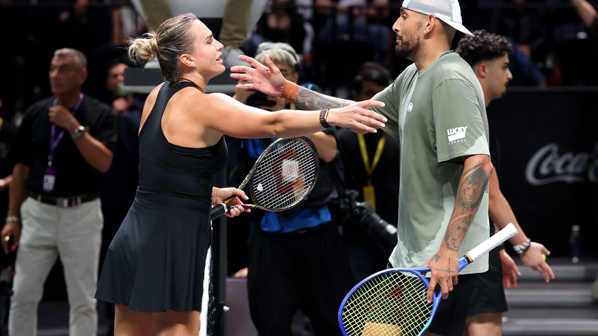 Kyrgios y Sabalenka en la 'Batalla de los Sexos'