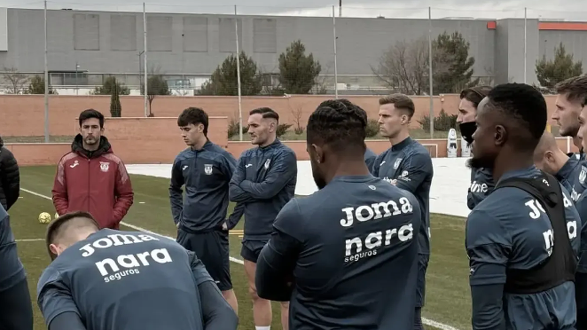 Lucas Pérez en el entrenamiento del CD Leganés
