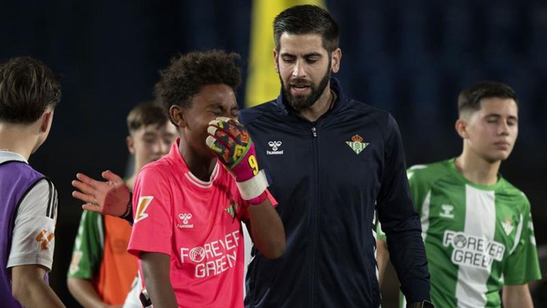 Omar Sene, portero del Real Betis Omar Sene, portero del Real Betis