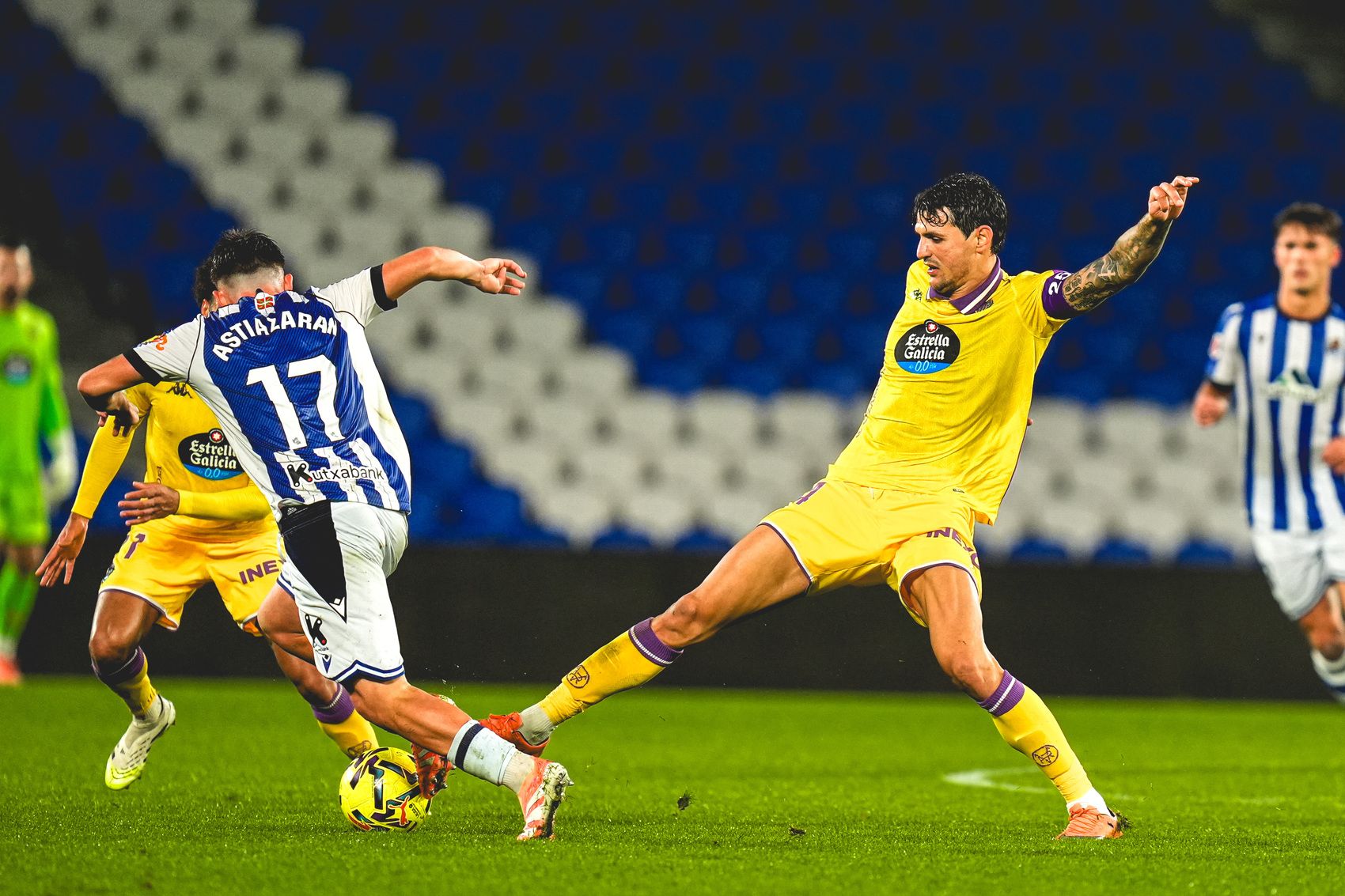 Stanko Juric durante el duelo ante la Real Sociedad B.