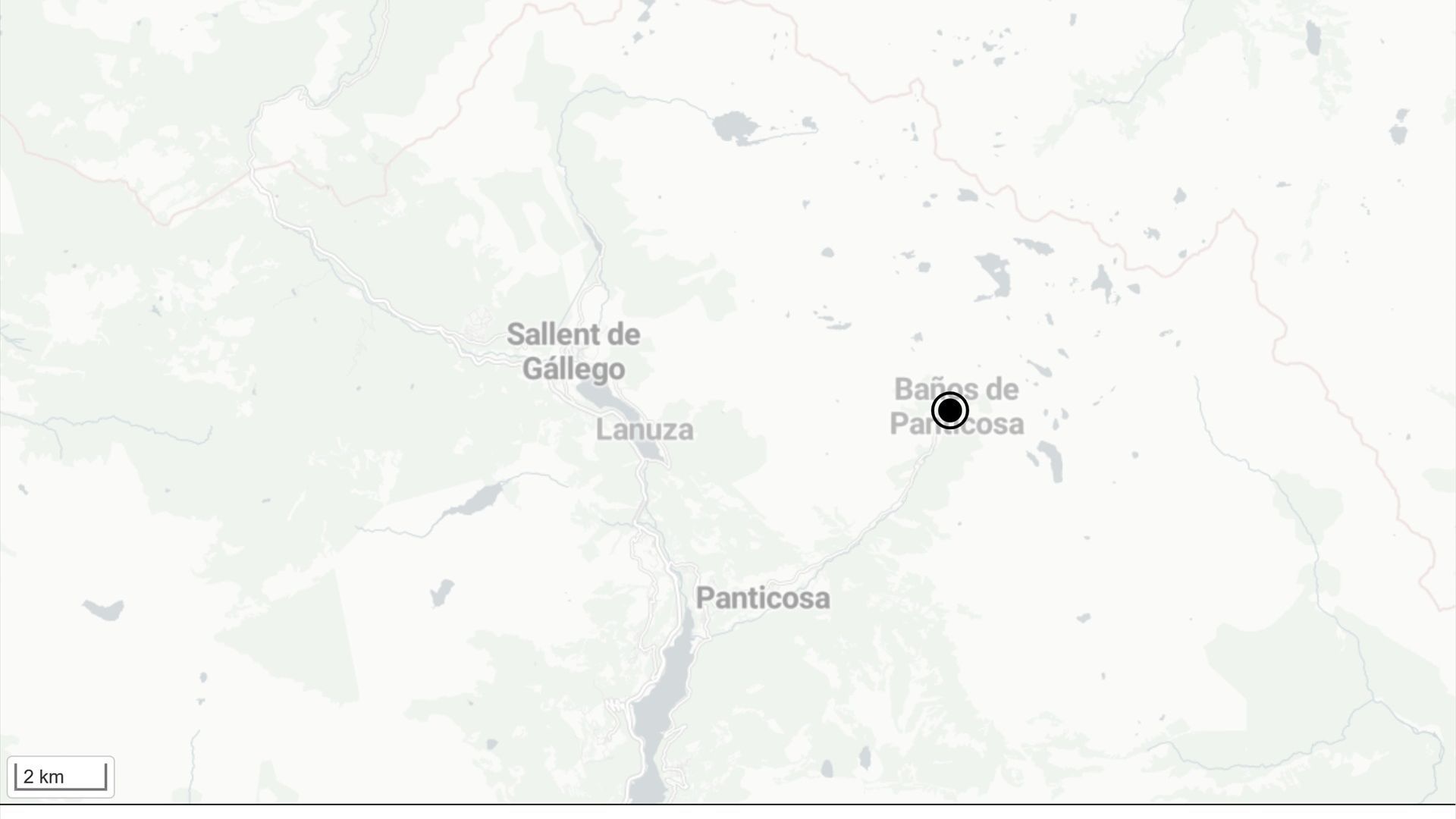 El alud ha caído en las inmediaciones del Balneario de Panticosa.