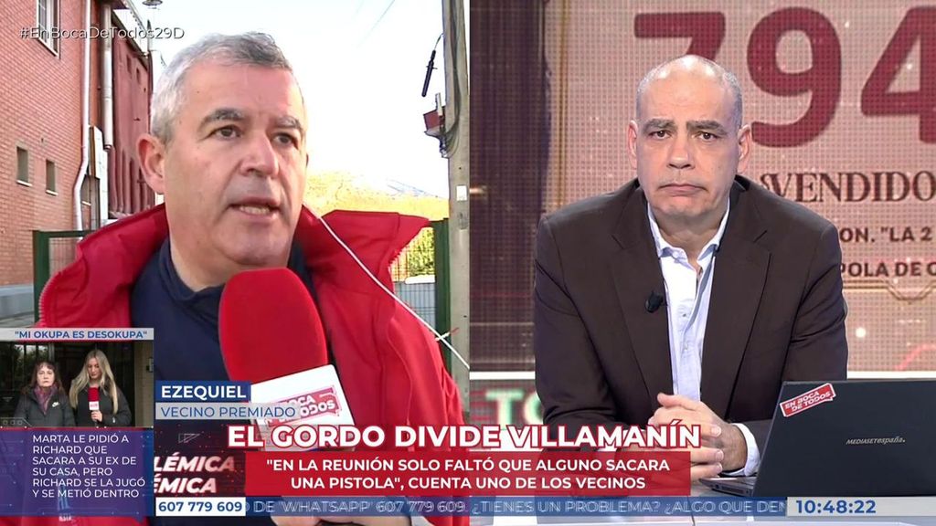 El gordo de Navidad divide Villamanín: “Solo faltó que alguno sacara una pistola en la reunión”